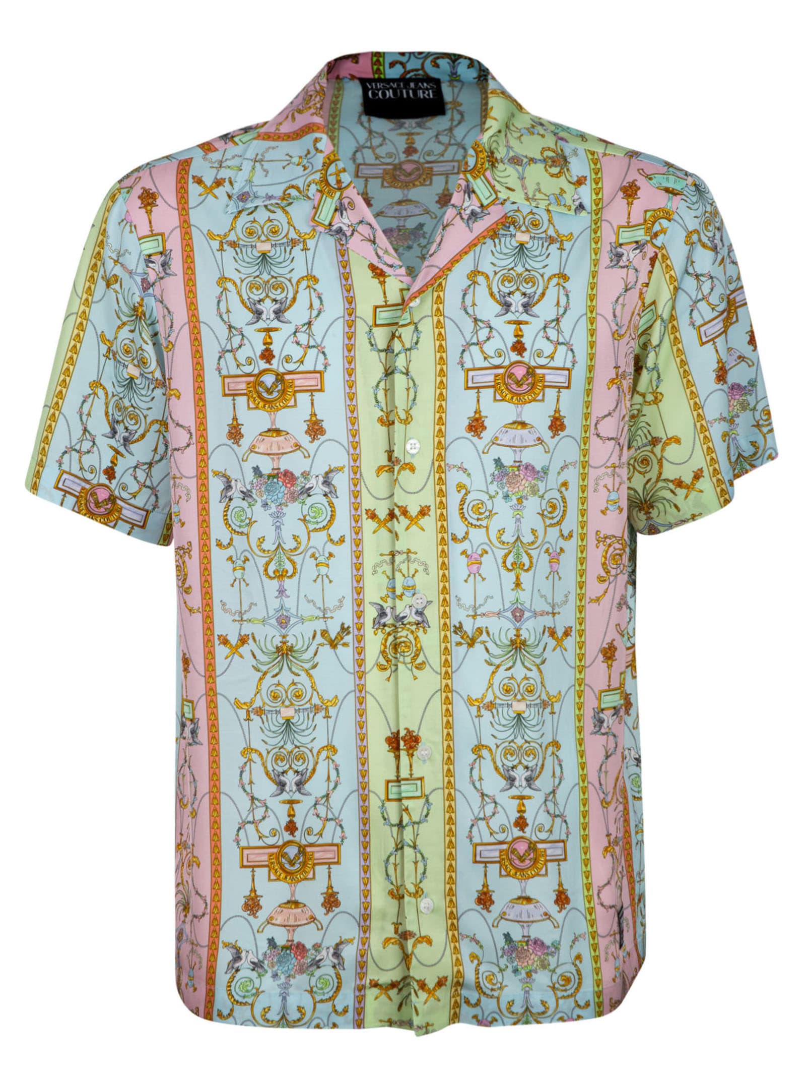 Versace Jeans Couture Twill Tuileries Print Shirt