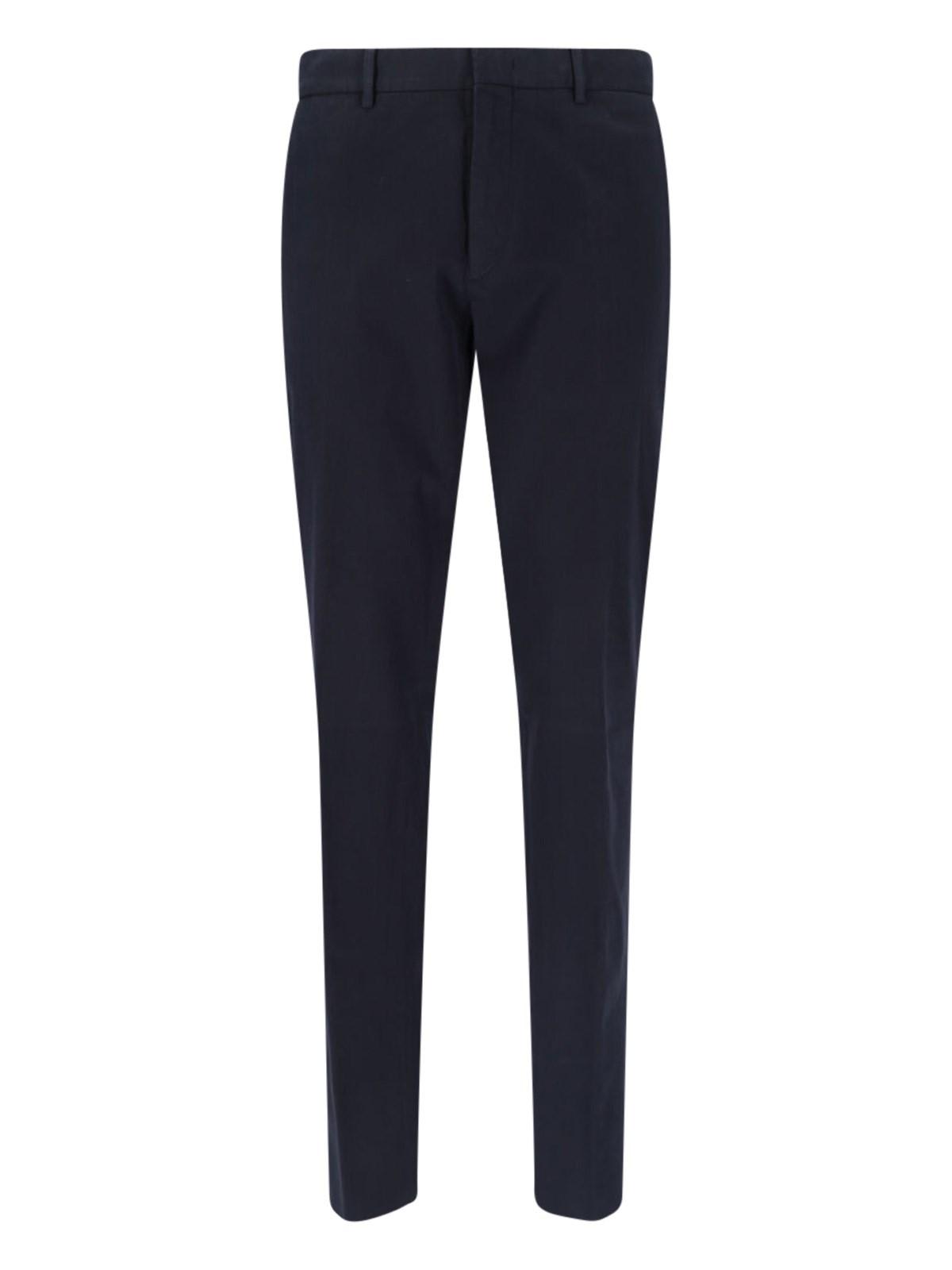Zegna Chinos In Blue