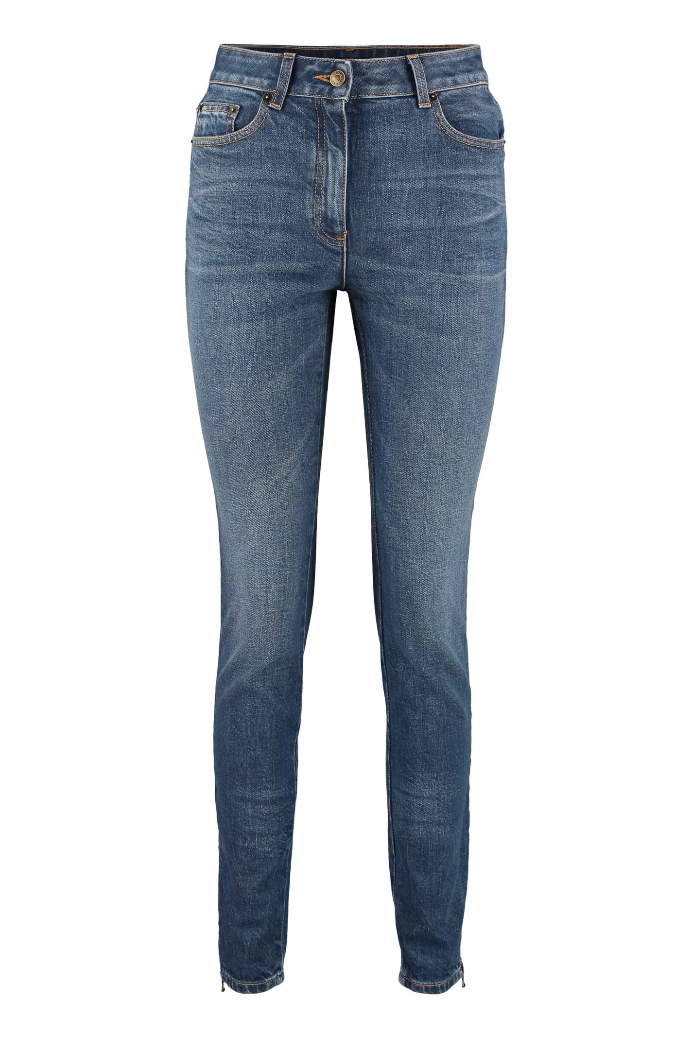 Moschino 5-pocket Jeans In Denim