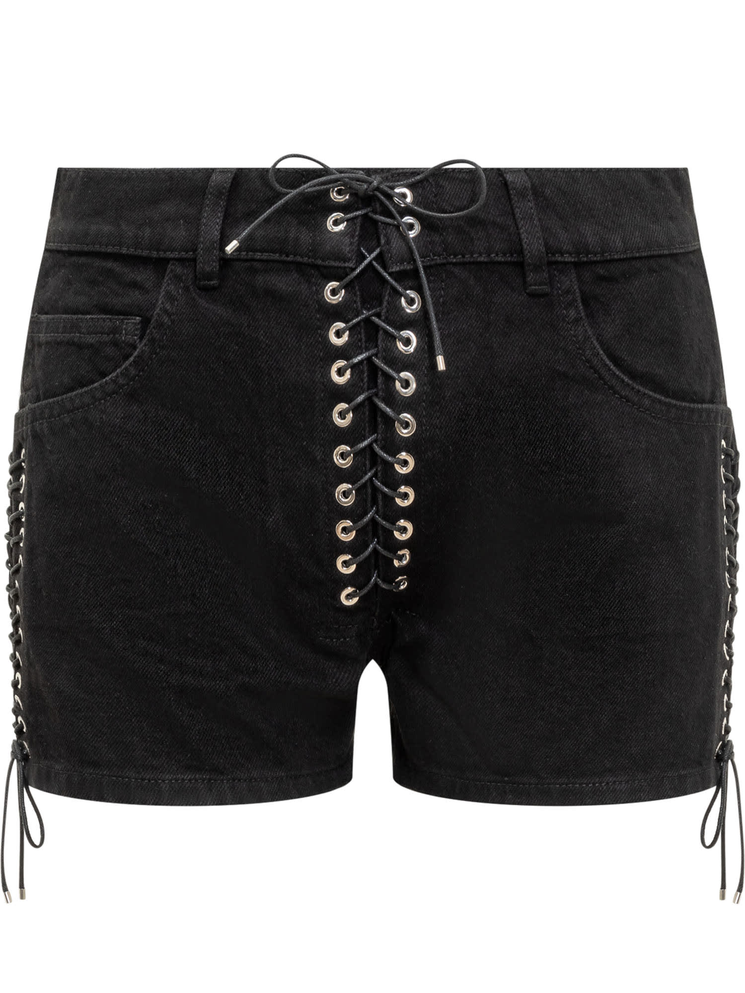 Double Laced Up Shorts