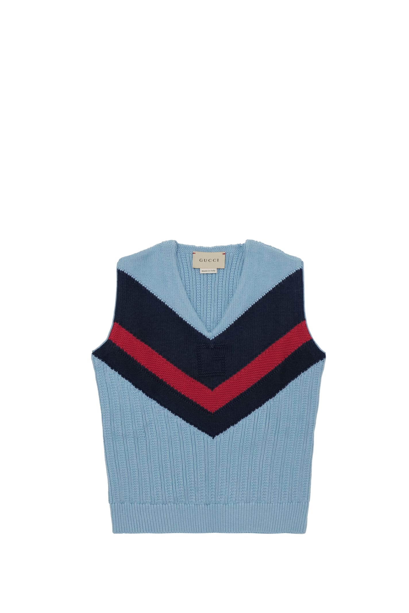Gucci Kids' Knit Vest In Multicolor
