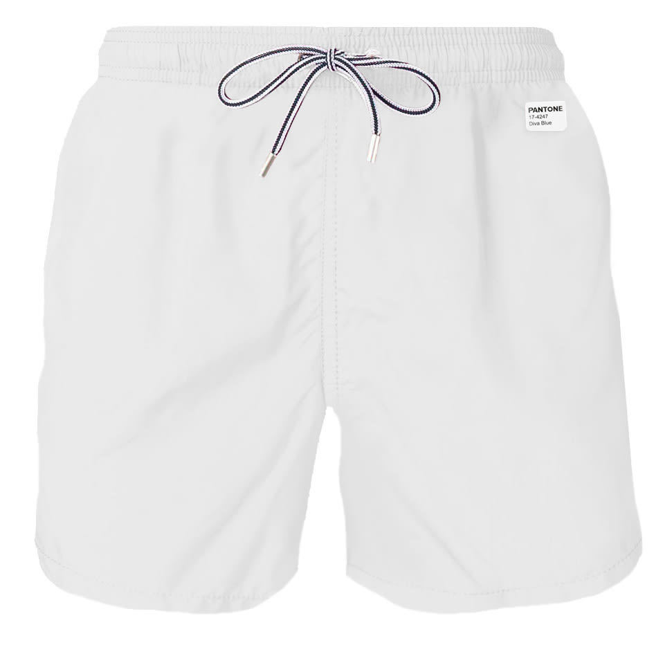 MC2 Saint Barth White Light Fabric Swim Shorts - Pantone® Special Edition