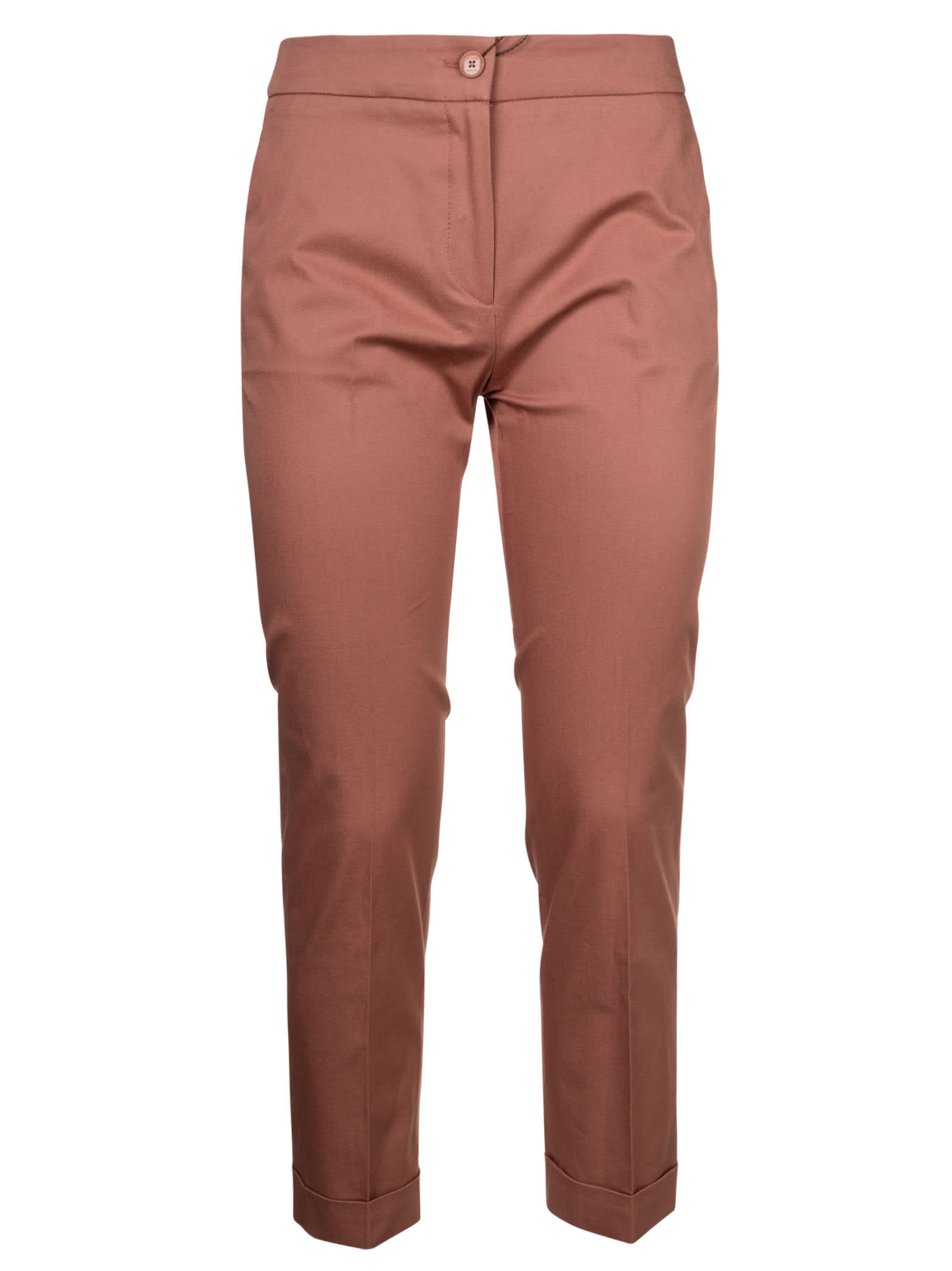 Etro Milano Trousers In Orange