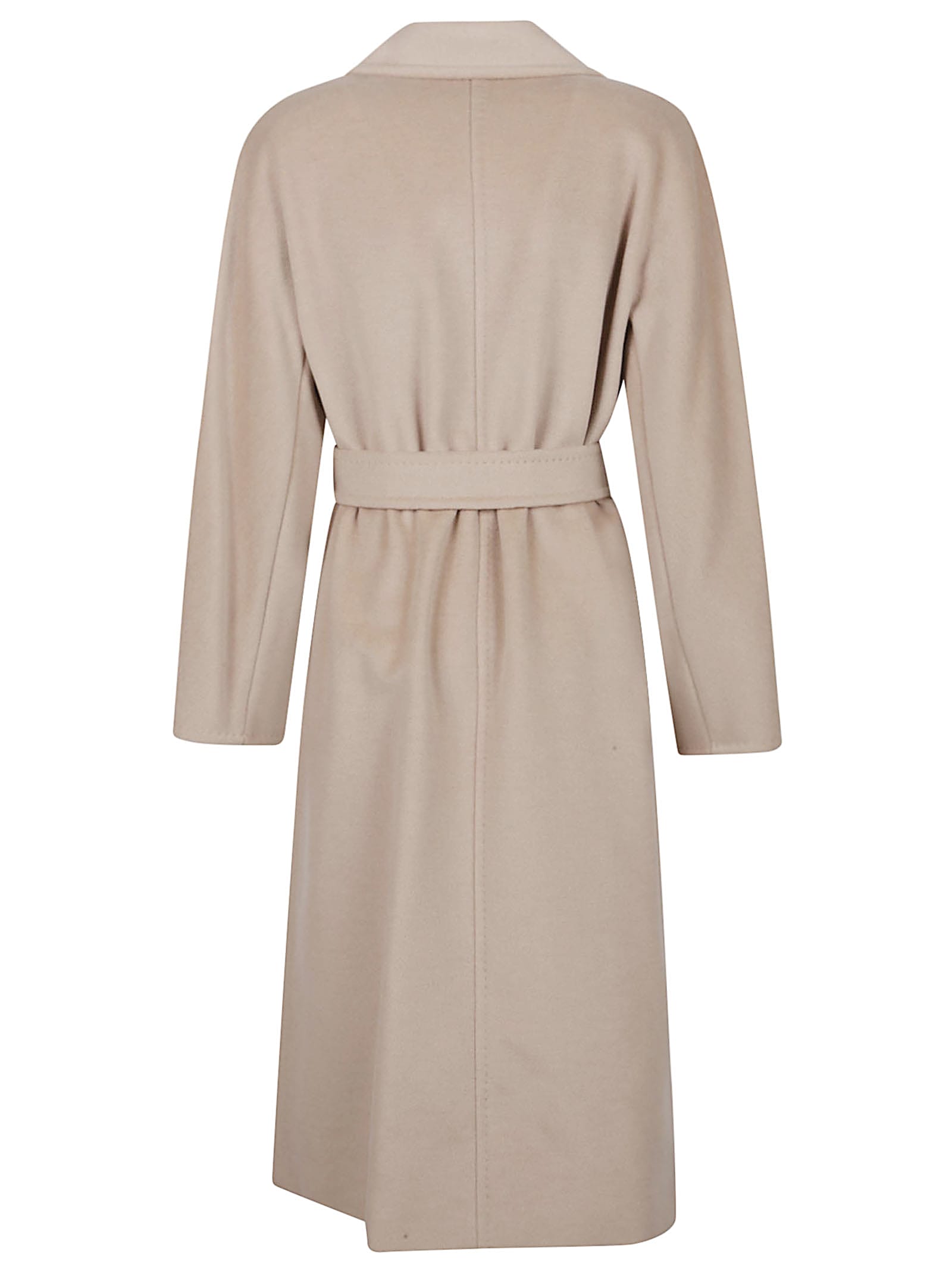 Max Mara Madame Wool And Cashmere Coat In Brown