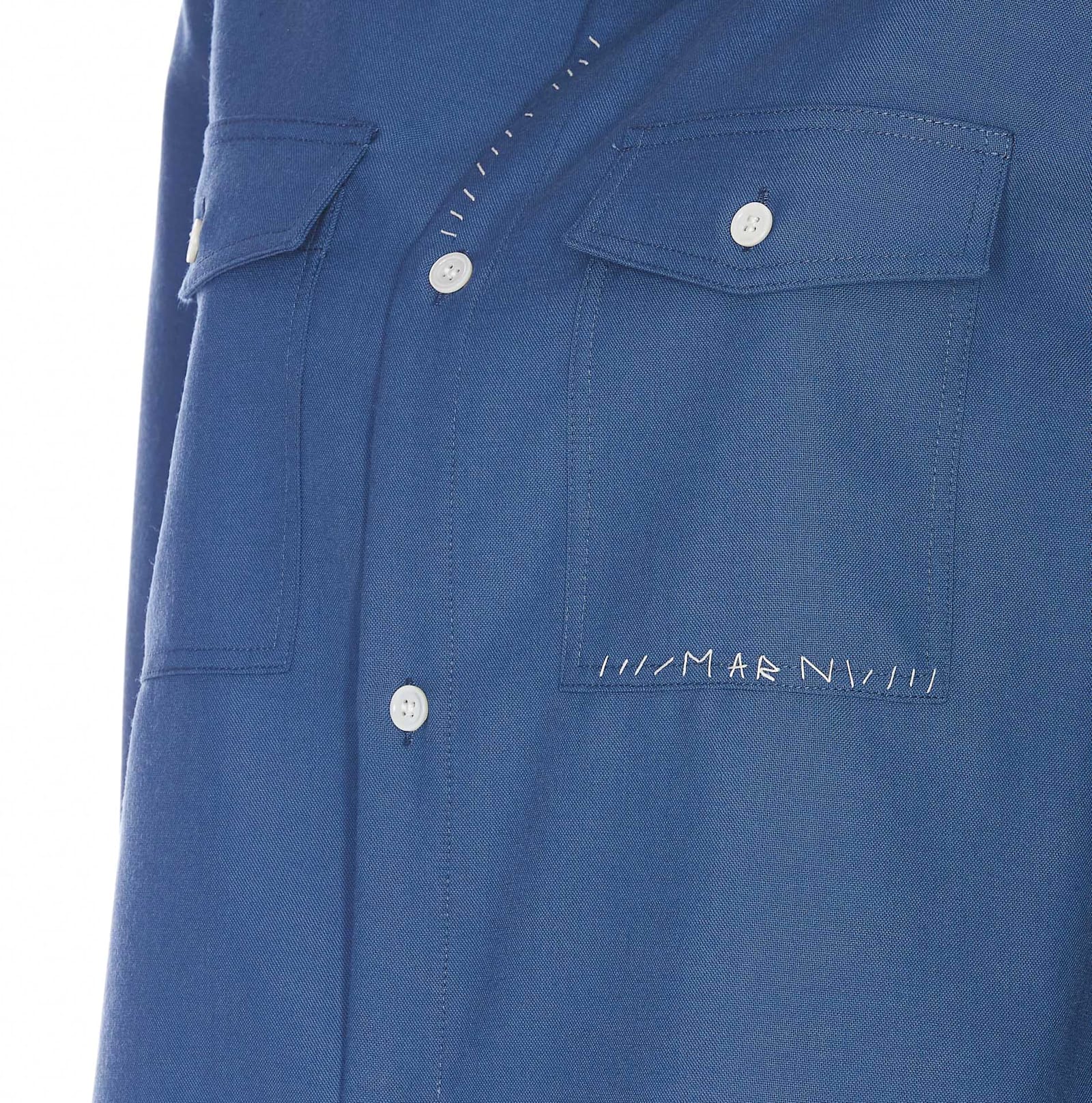 Shop Marni Shirt In Blue