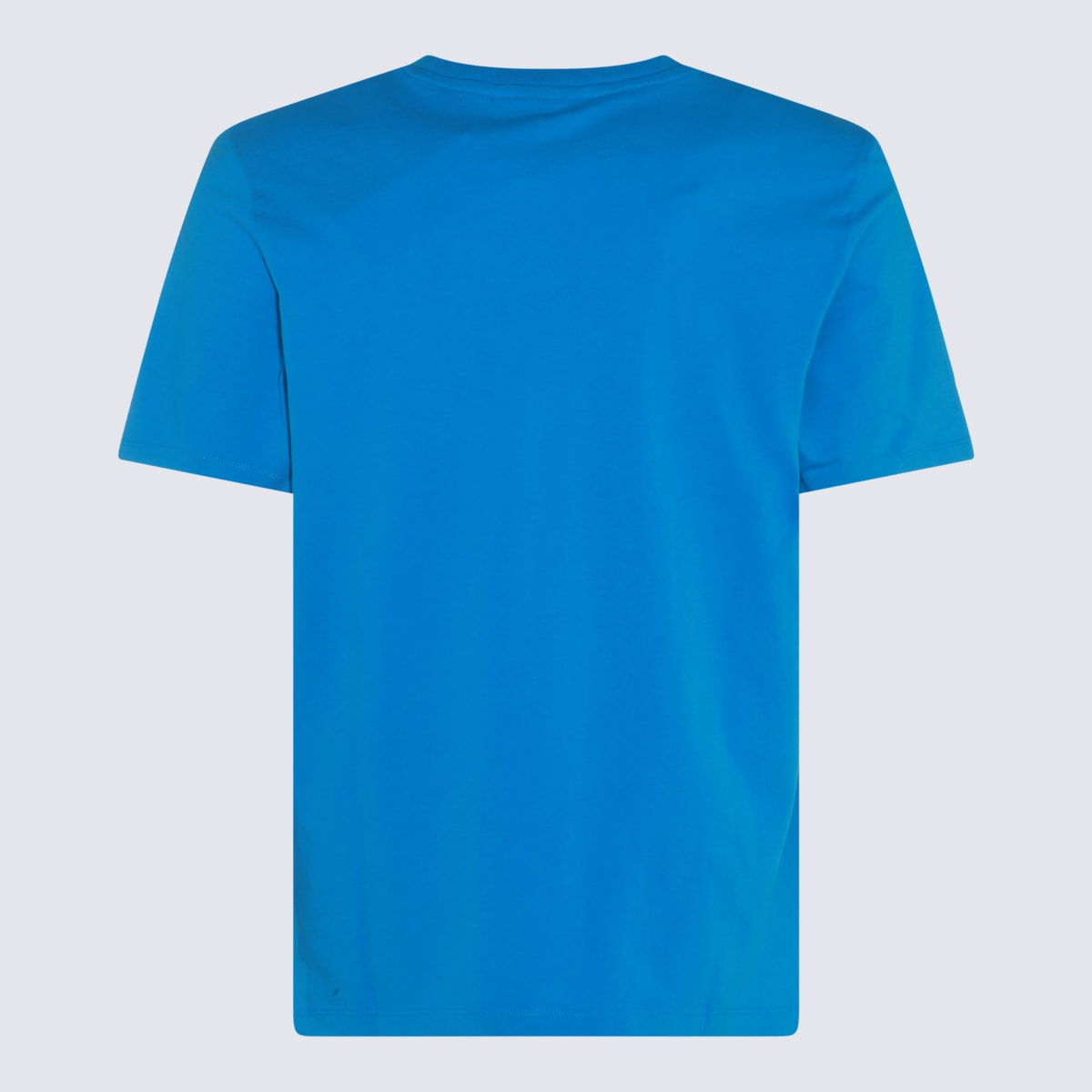 Shop Maison Kitsuné Blue Cotton Fox Head T-shirt In Enamel Blue