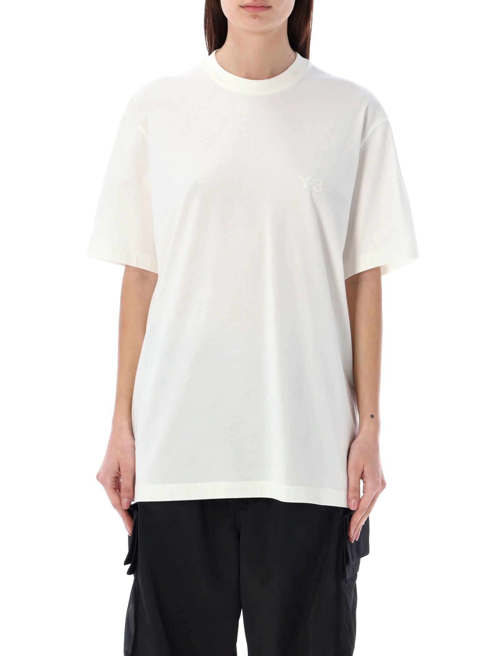Shop Y-3 Relaxed S/s Tee In White