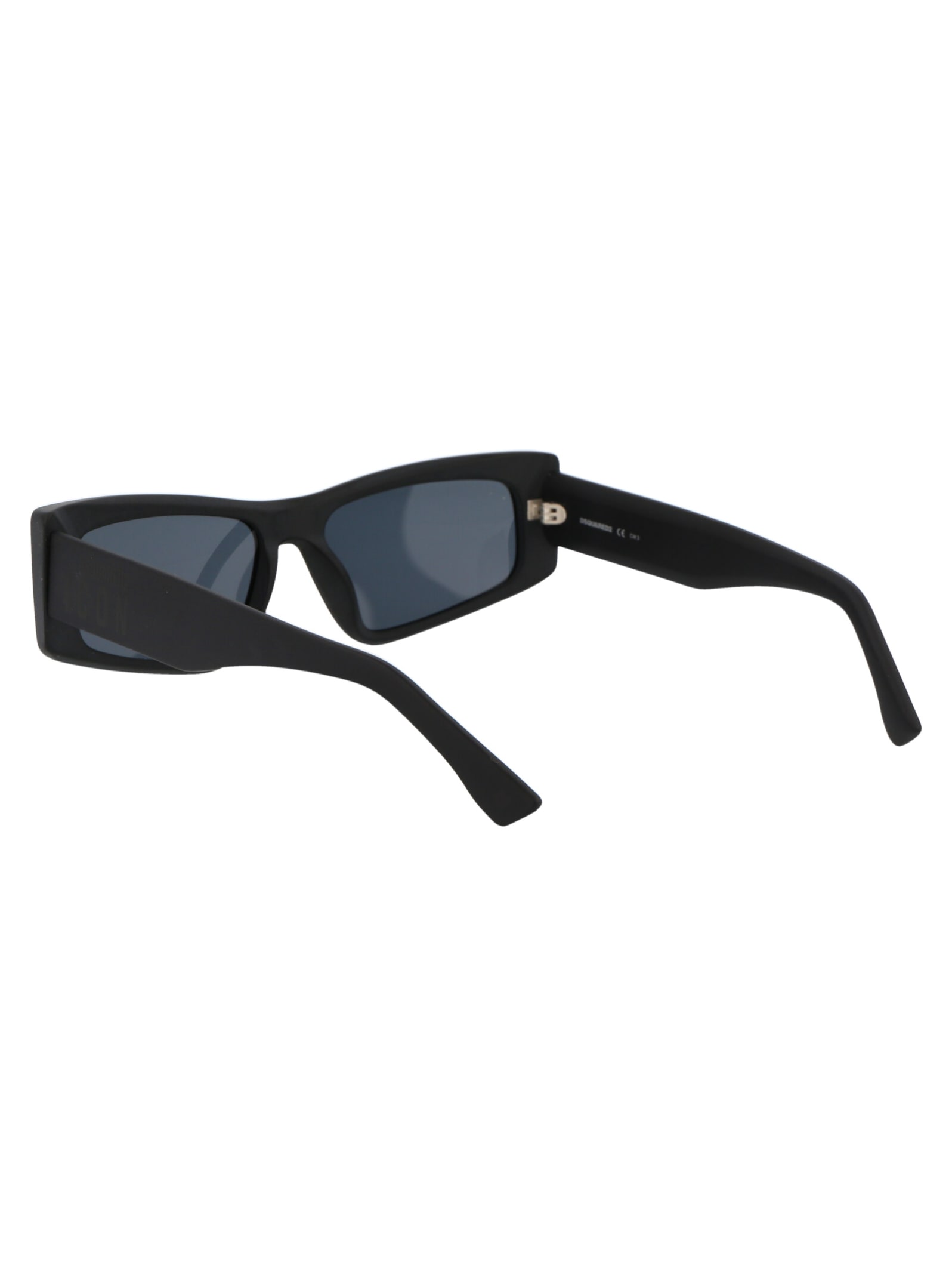 Shop Dsquared2 Icon 0007/s Sunglasses In 003ir Matte Black