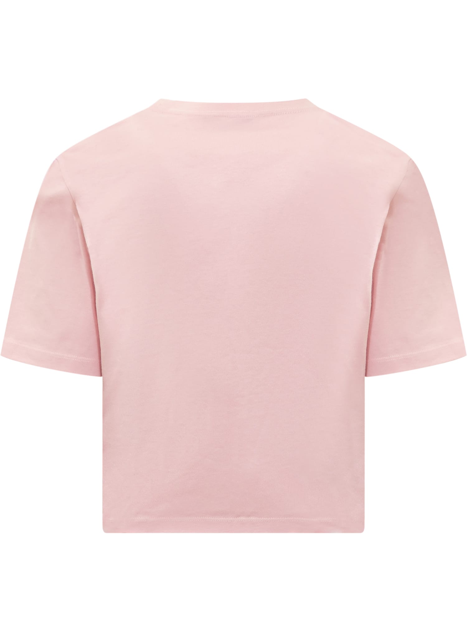 Shop Versace Short T-shirt. In Pale Pink