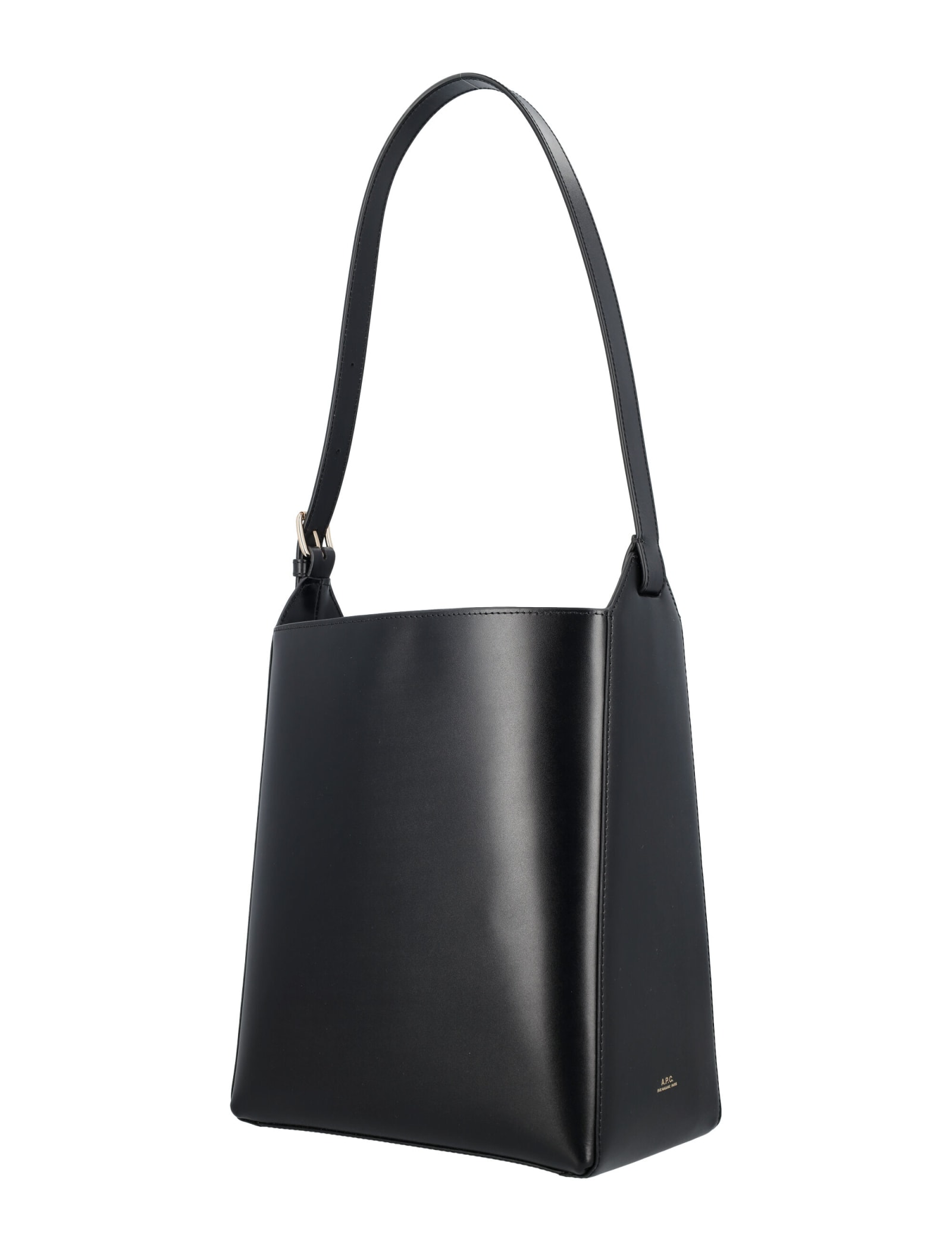 Shop Apc Sac Virgine Shoulder Bag In Black