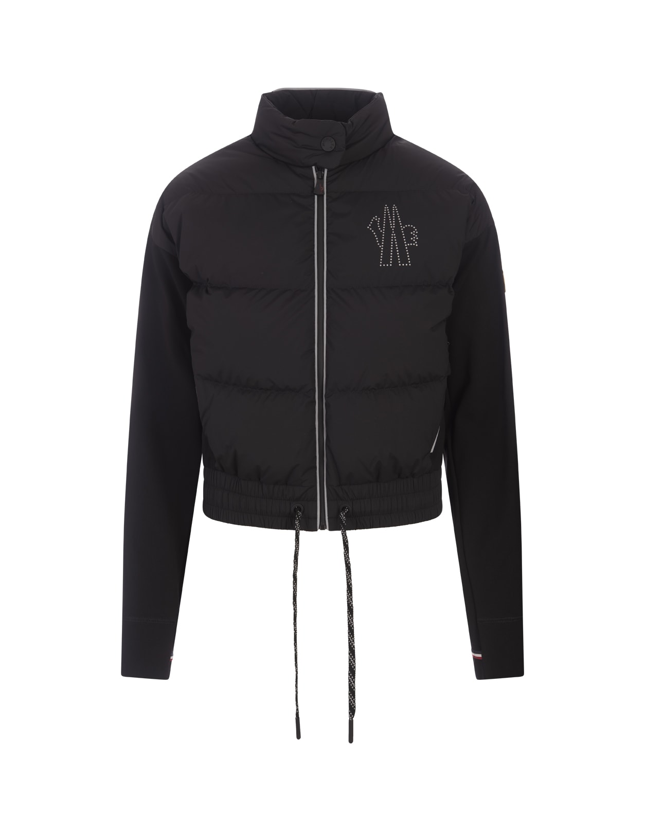 Shop Moncler Day-namic Logo Cardigan In Black