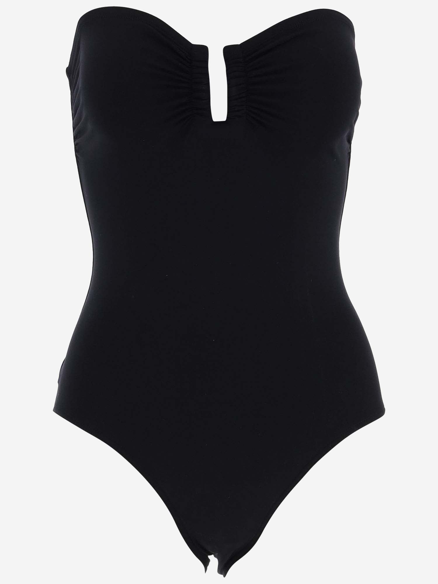 Eres Cassiopee Strapless U-hardware One-piece Swimsuit In Black