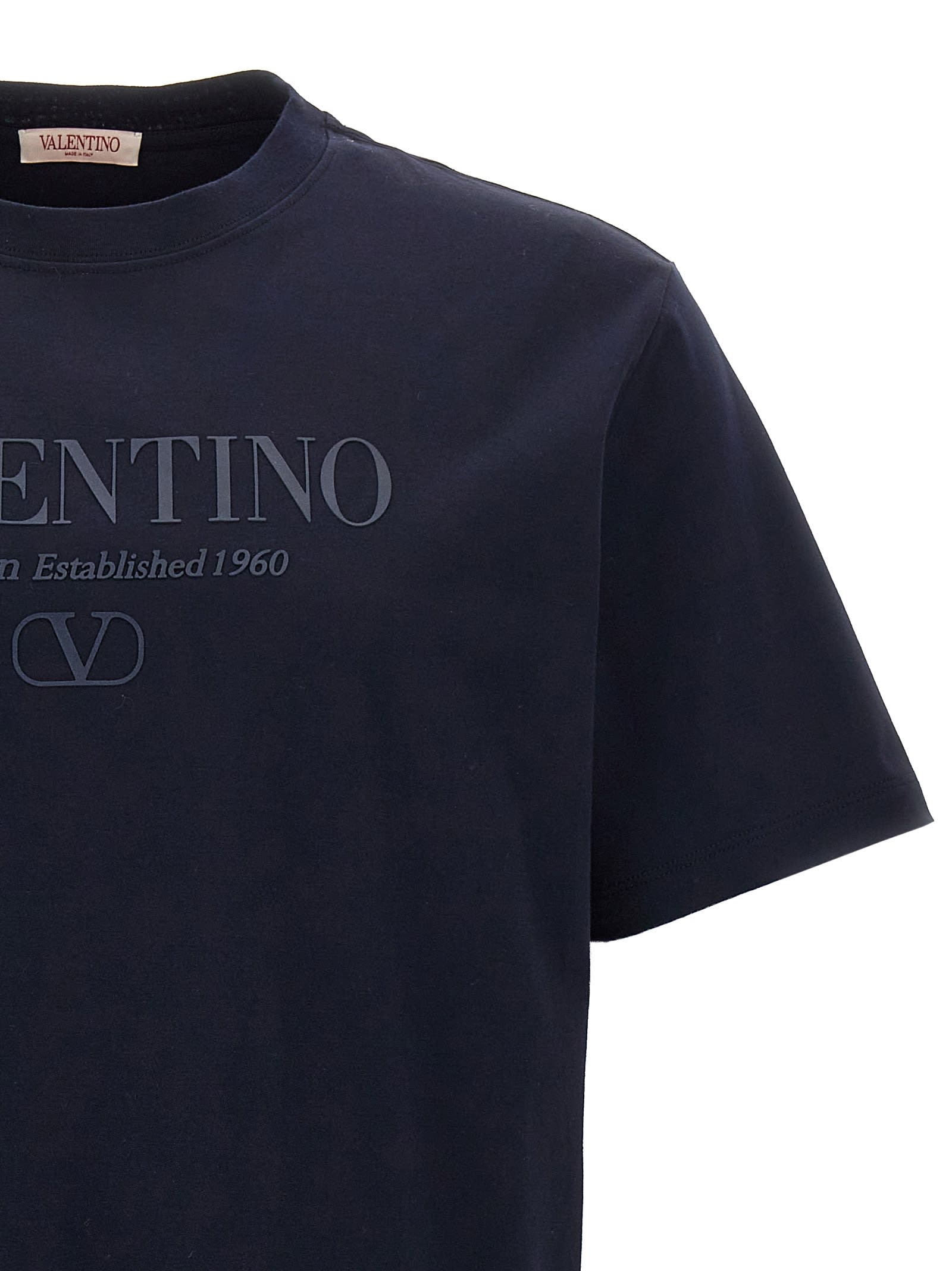 Shop Valentino Logo Print T-shirt