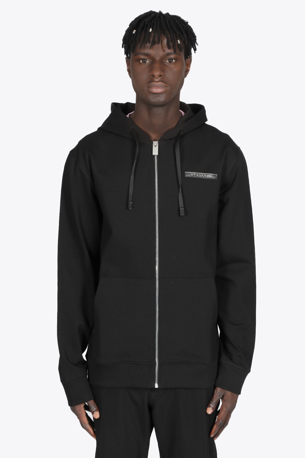 1017 ALYX 9SM Zip Hoodie Zip-up hoodie with metal logo