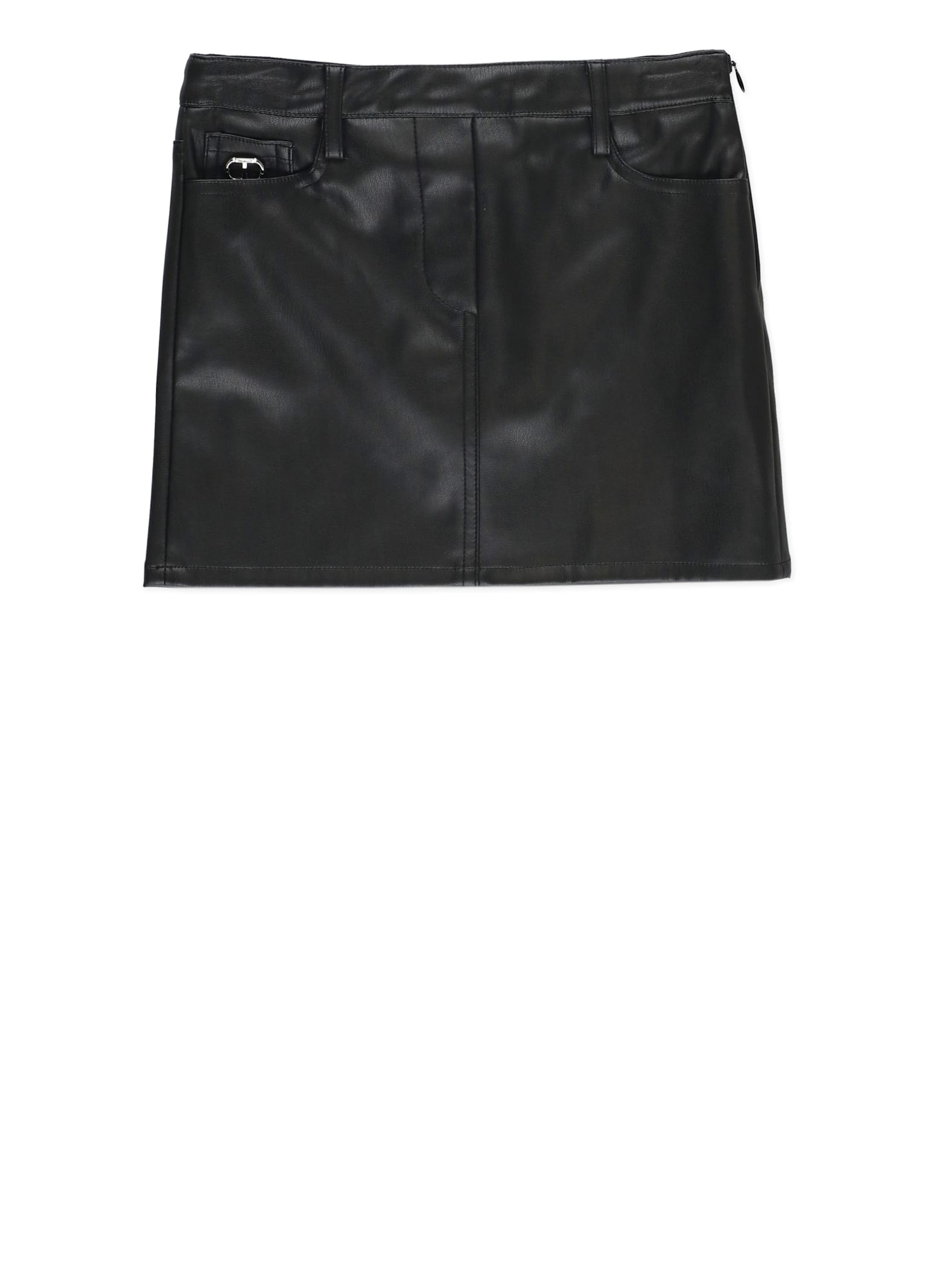 Twinset Kids' Skirt With Logo In Black