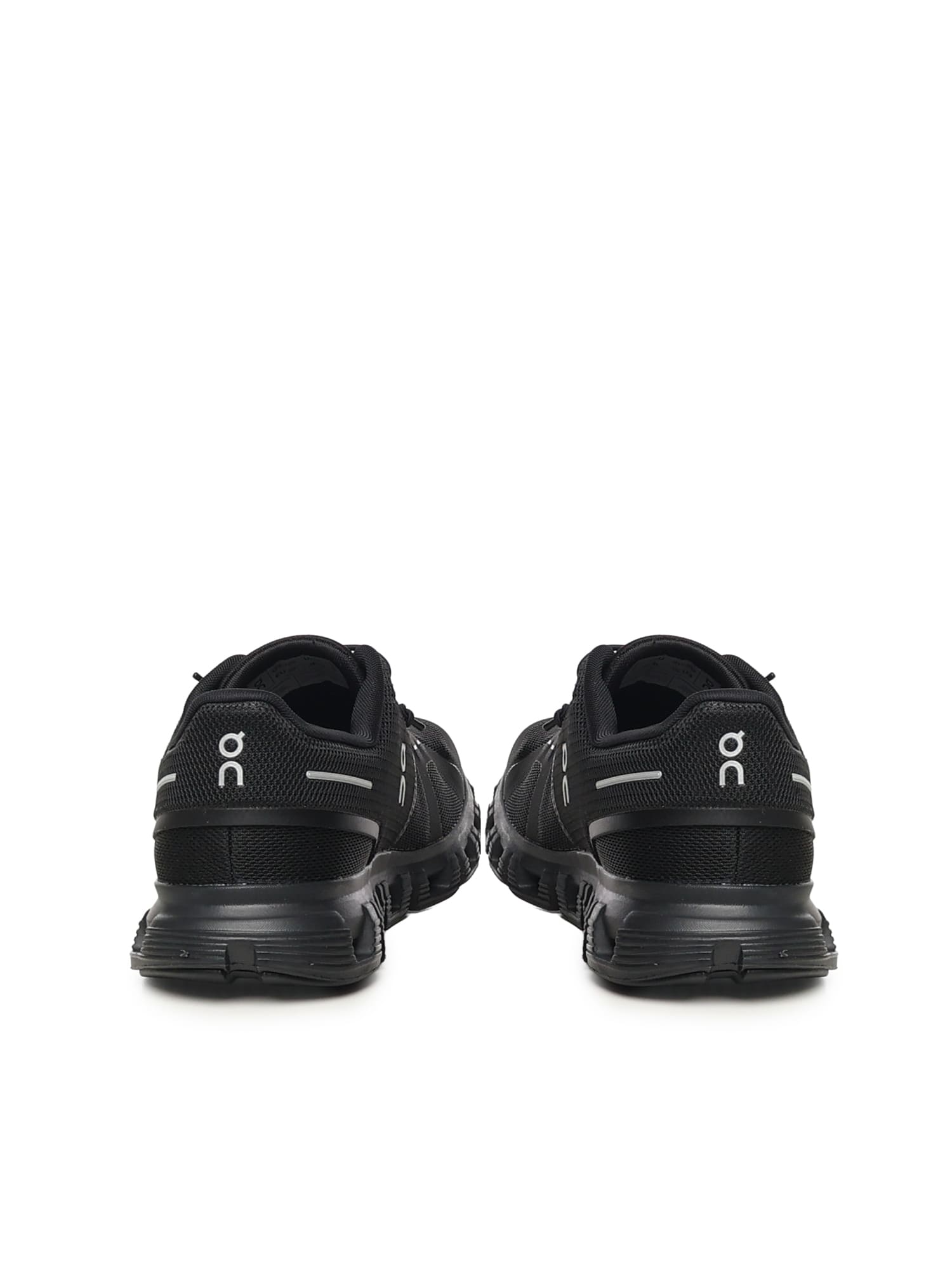 On Running Black Mesh Cloud 6 Sneakers In Black