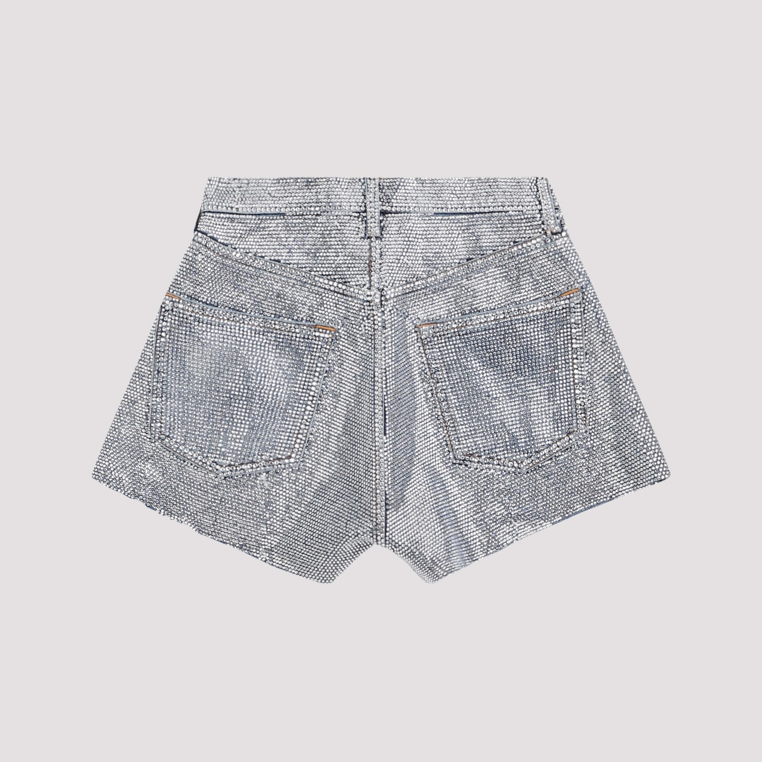 Shop Maison Margiela Cotton Shorts In Crystal