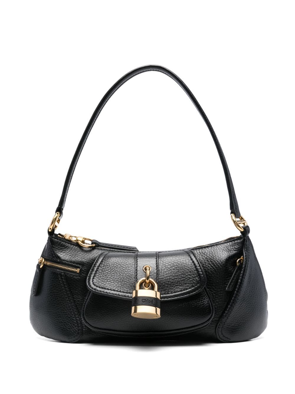 Shop Chloé The 99 Shoulder Bag In Black