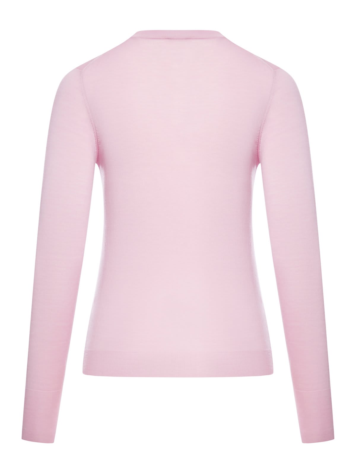 Shop Roberto Collina Crewneck Knit Sweater In Pink