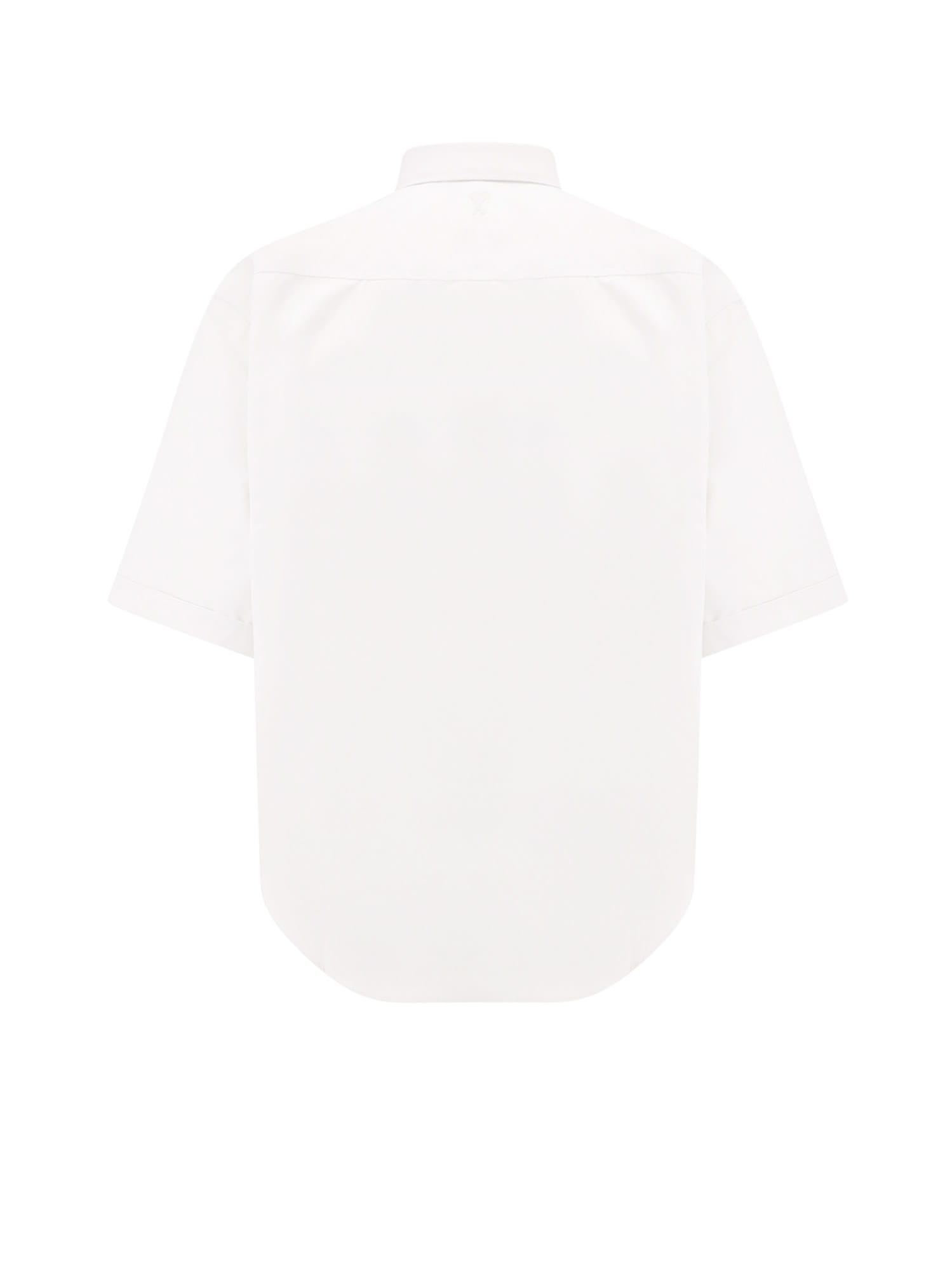 Shop Ami Alexandre Mattiussi Shirt In White