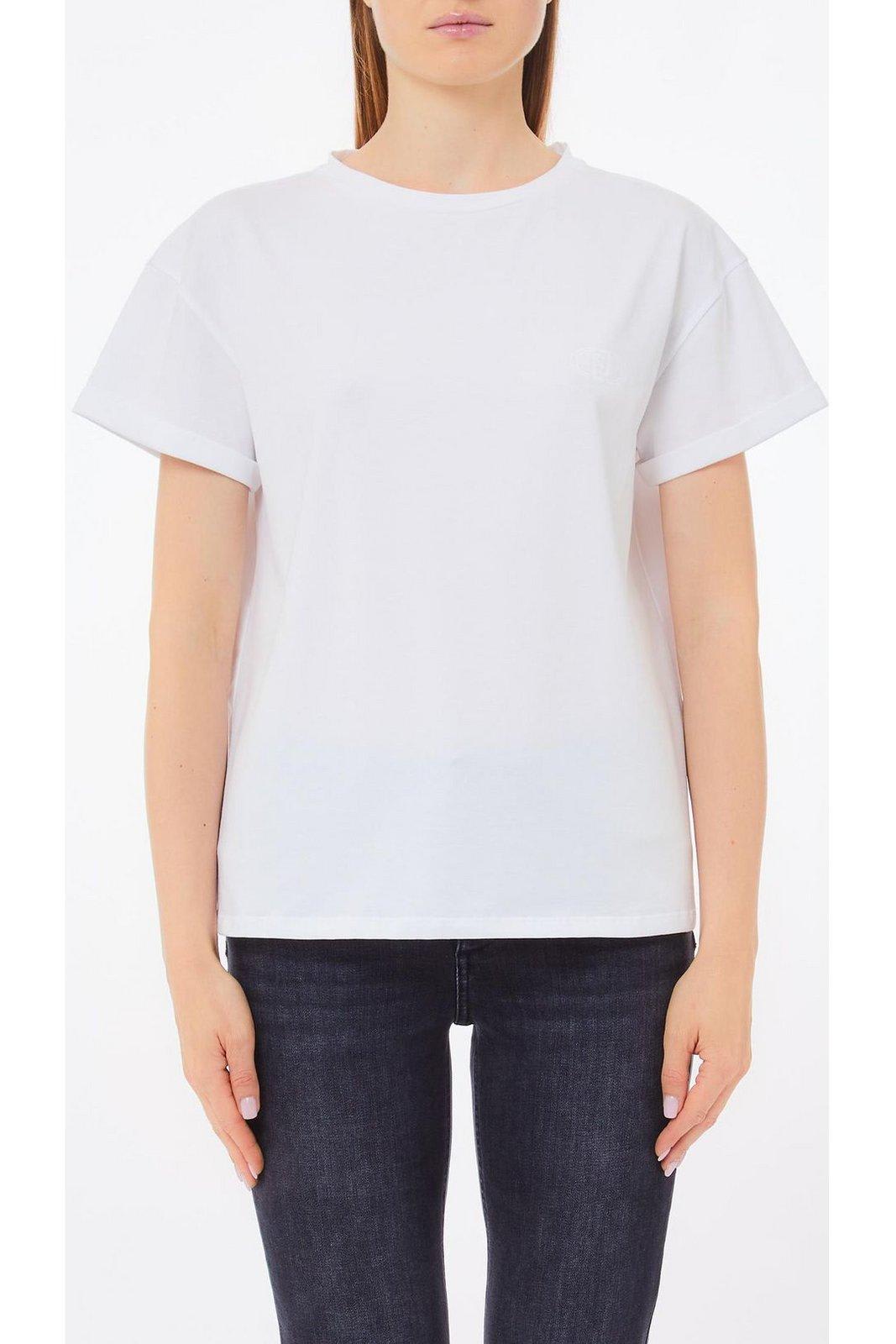 Liu-Jo Logo Printed Crewneck T-shirt