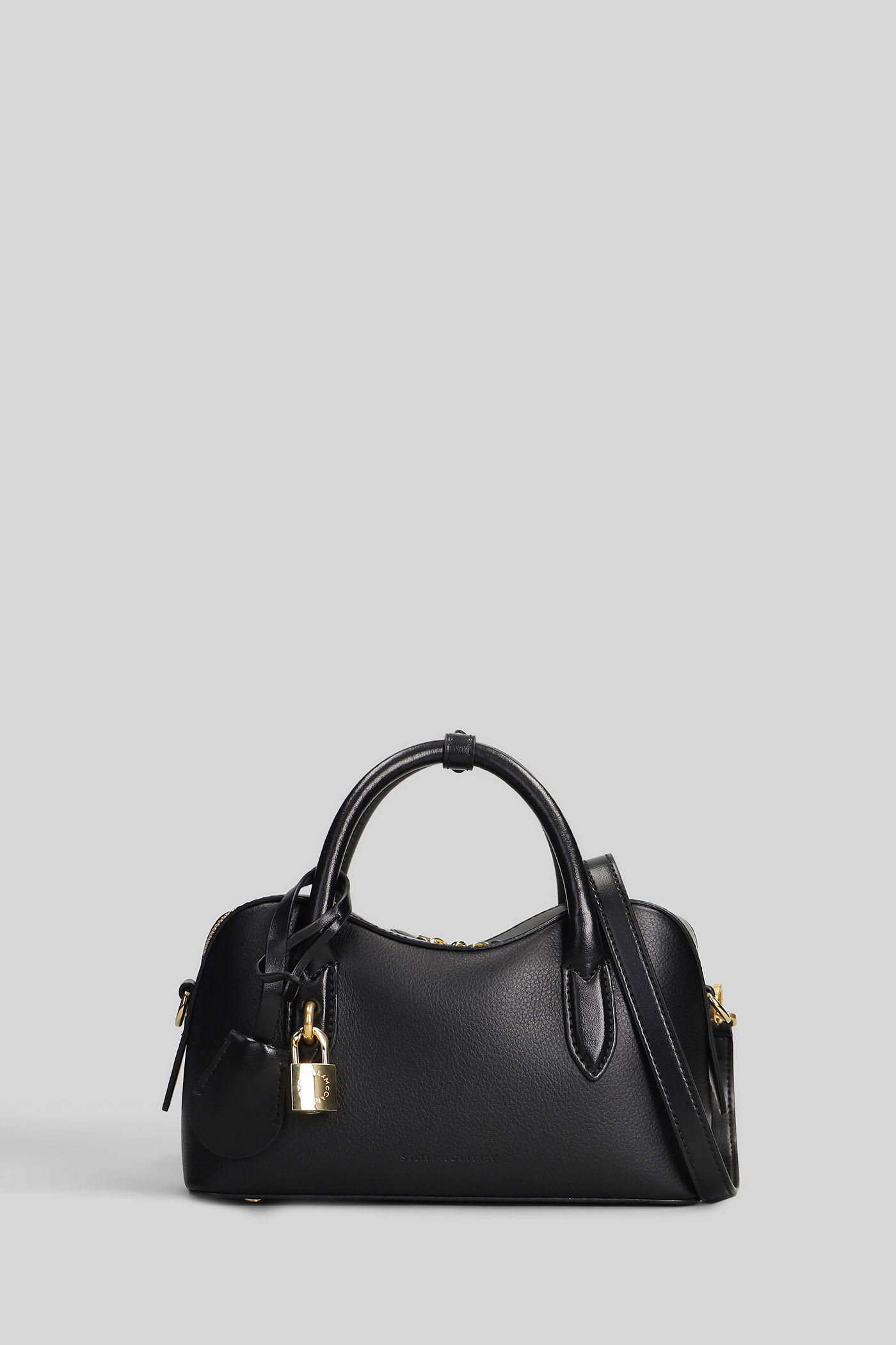 Stella Mccartney Ryder Small Shoulder Bag In Black Synthetic Leather