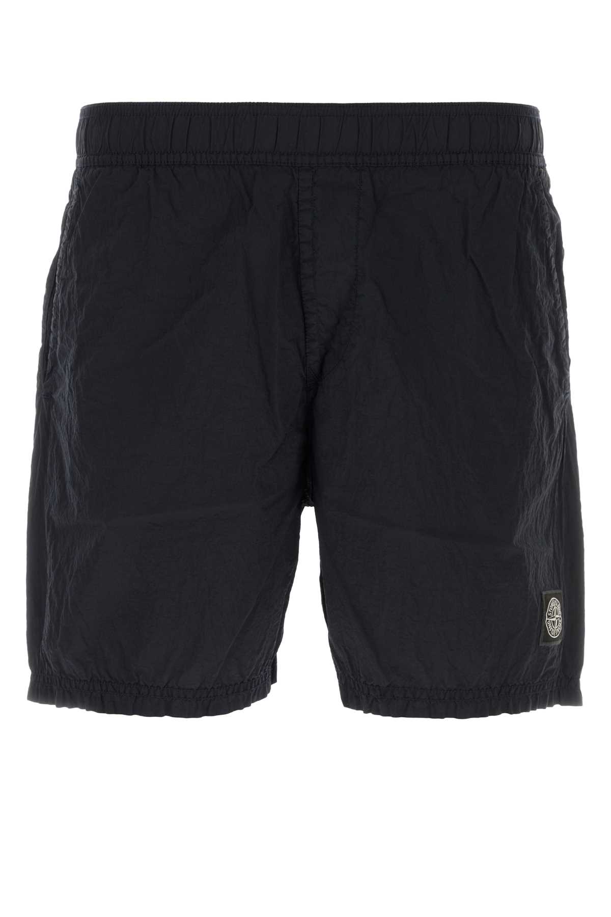 Midnight Blue Nylon Swimming Shorts