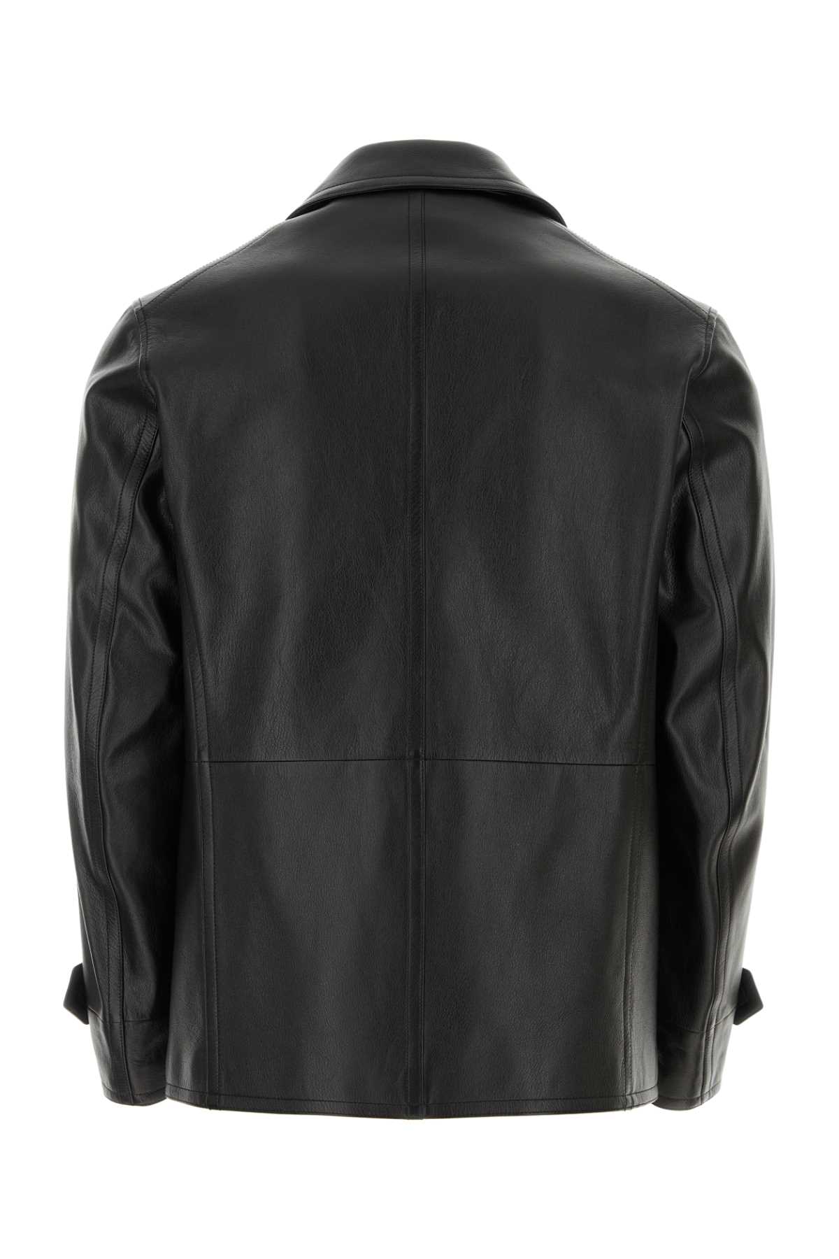 Shop Tom Ford Black Leather Jacket