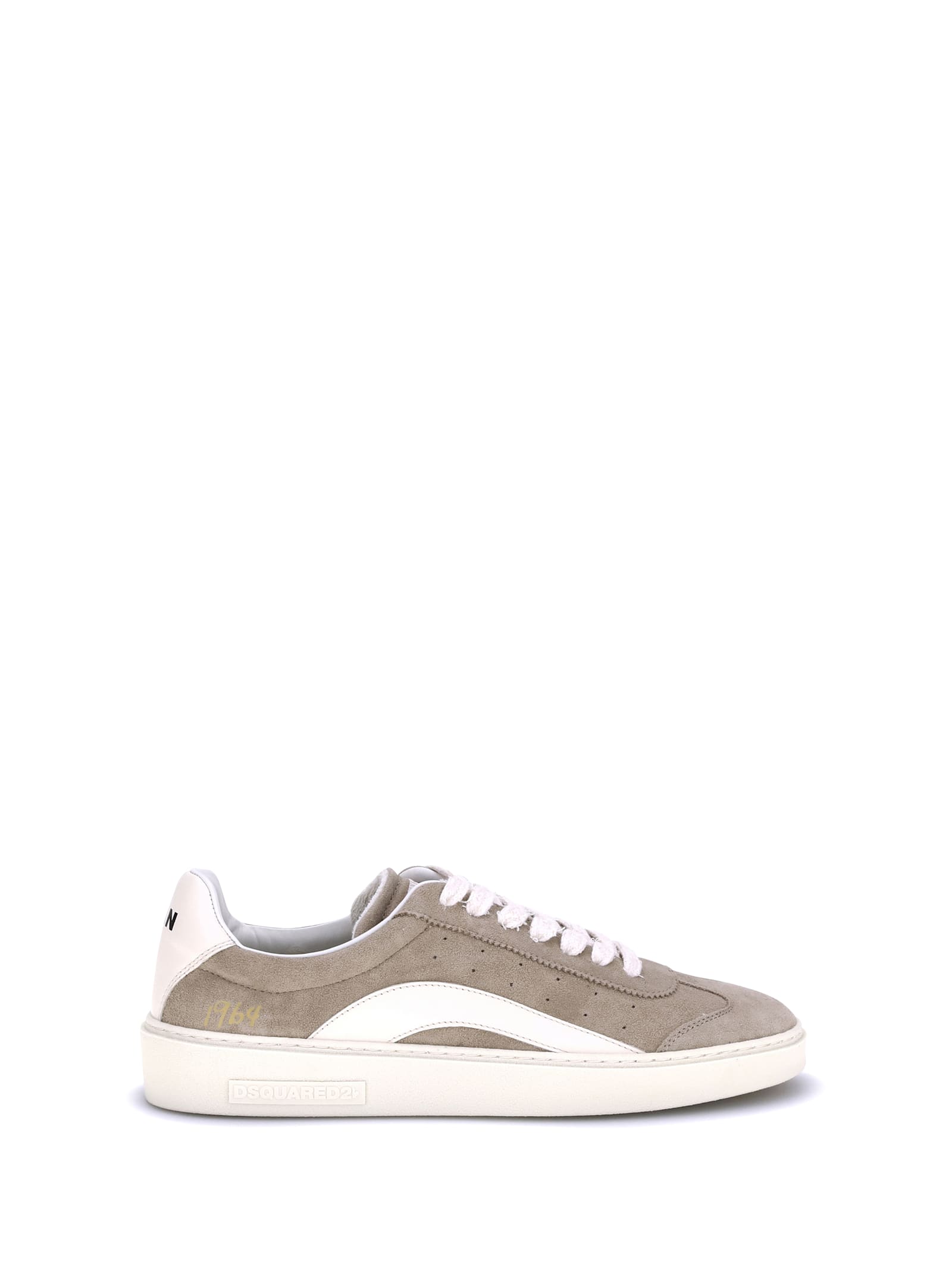 Dsquared2 Urban Edge Suede Sneakers In Neutral