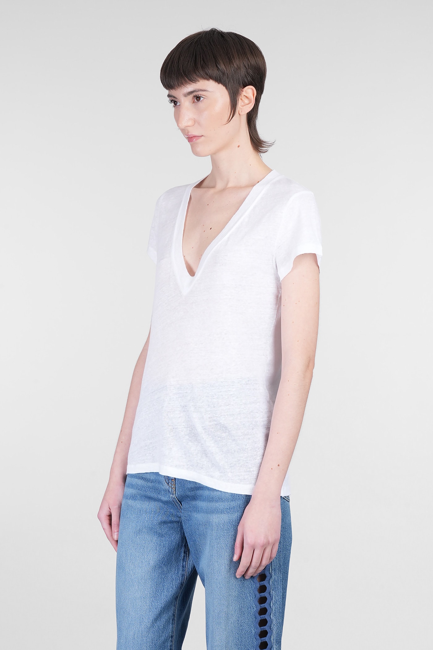 Iro T-shirt En Lin Col V Rodeo