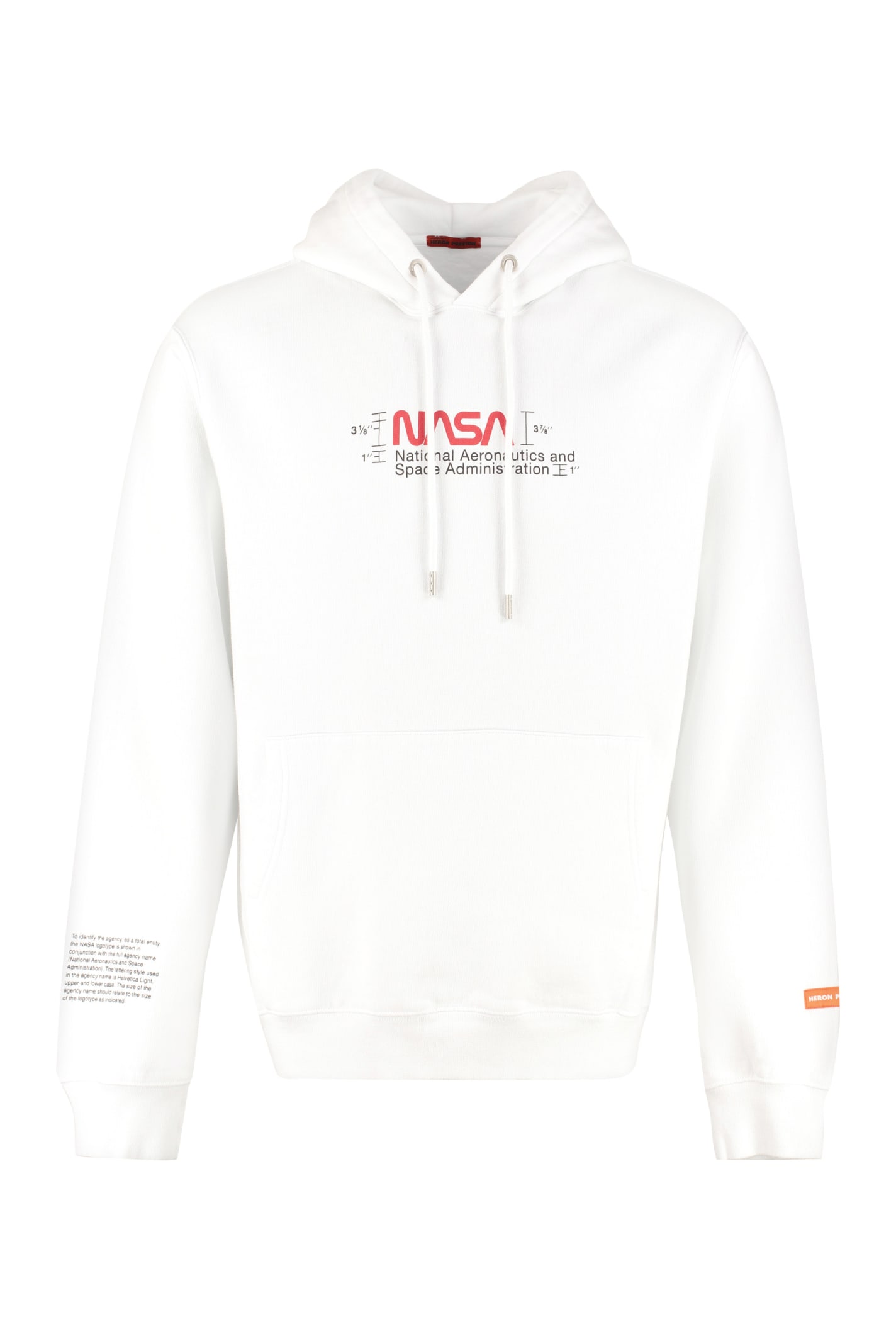 HERON PRESTON NASA COTTON HOODIE,11194075