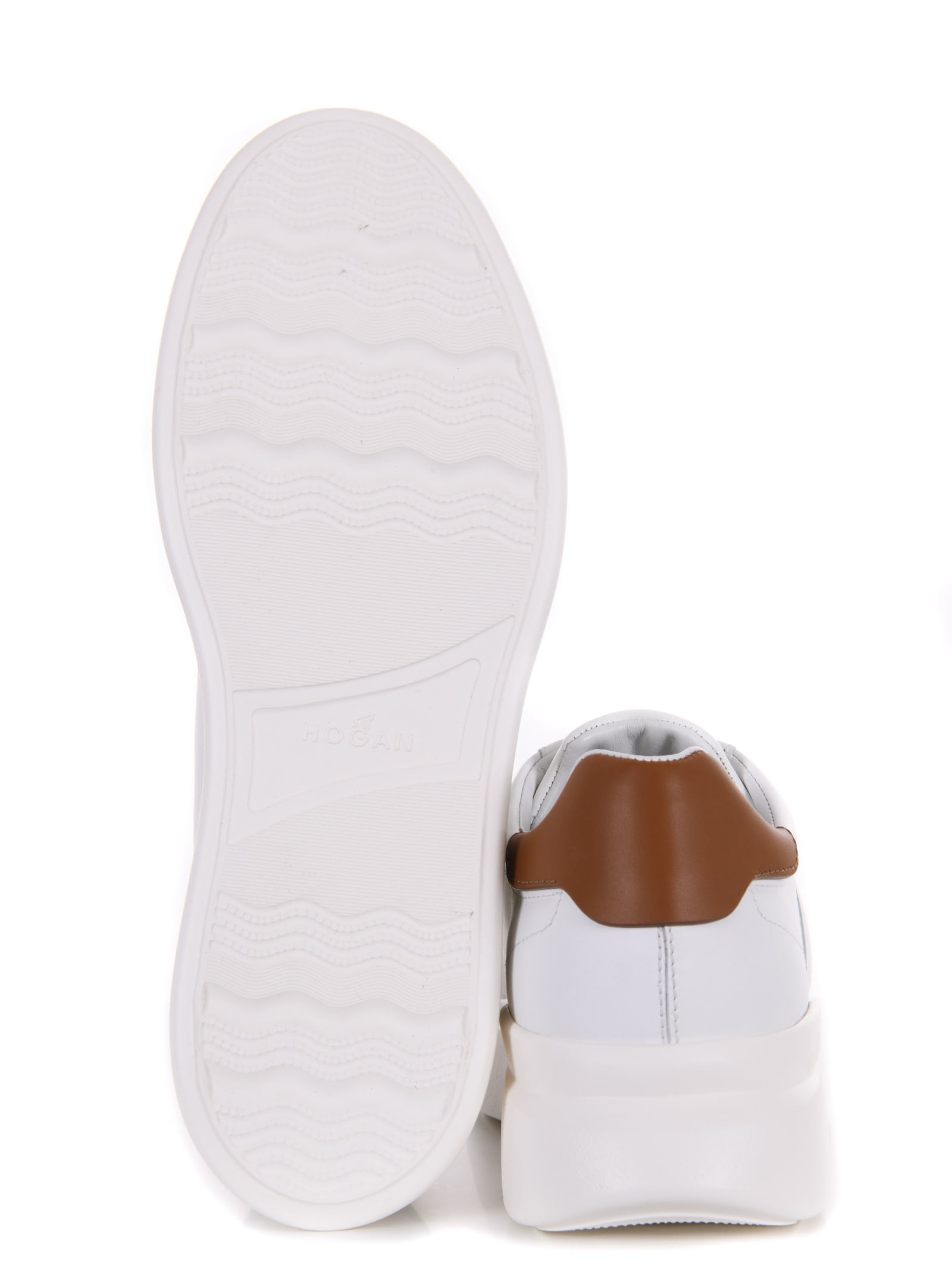 Shop Hogan Sneakers H580 In Bianco