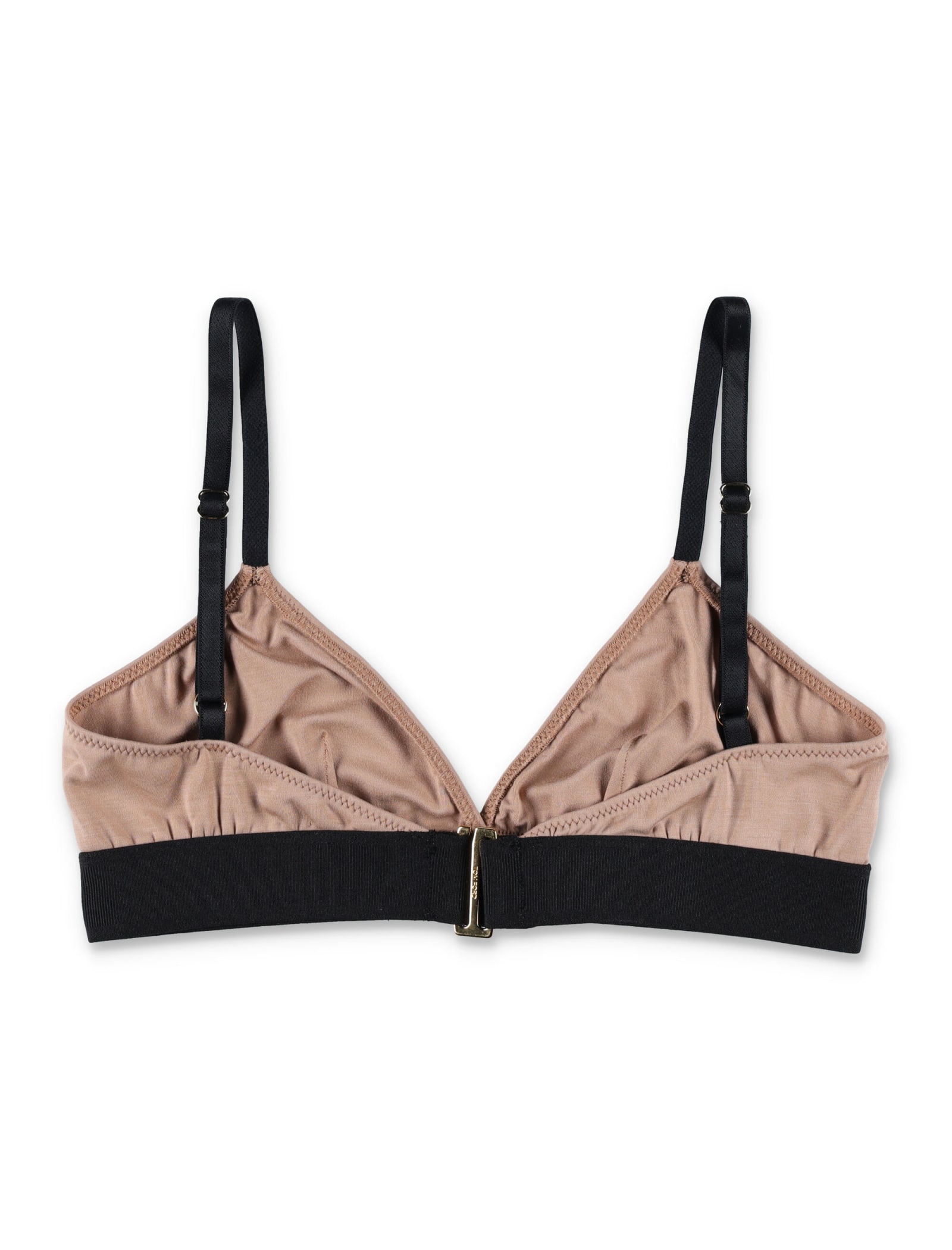 TOM FORD TRIANGLE BRA WITH LOGO UNDERBAND IN JERSEY 