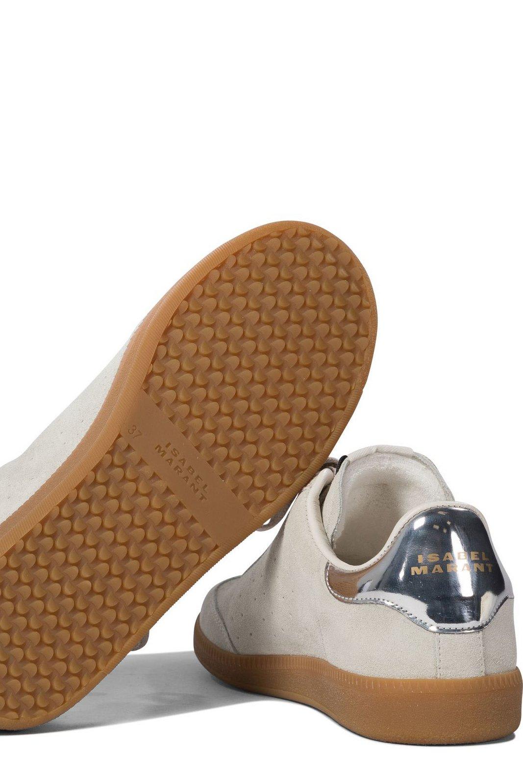 Shop Isabel Marant Logo Printed Low-top Sneakers