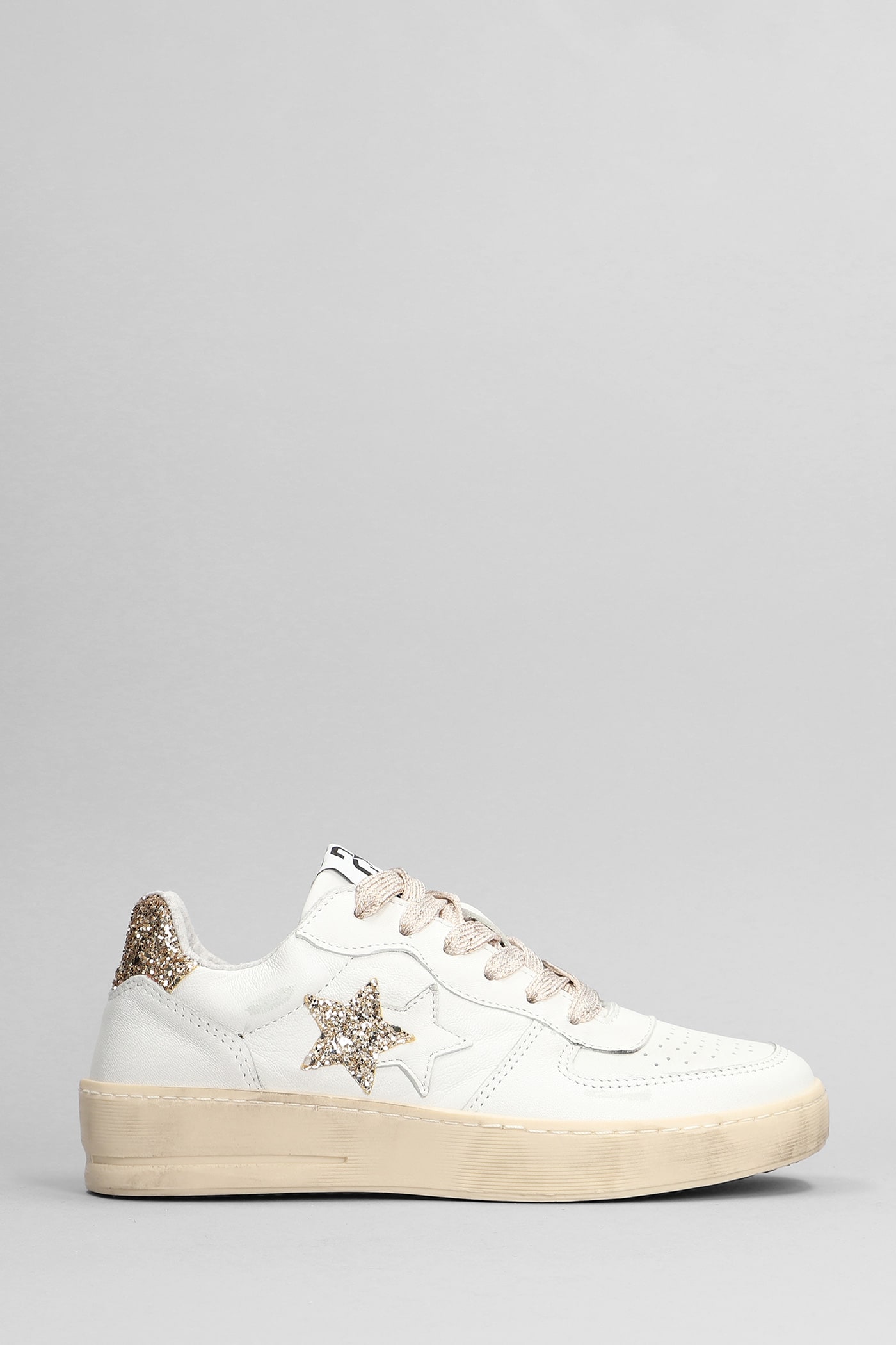 2star Padel Star Sneakers In White Leather