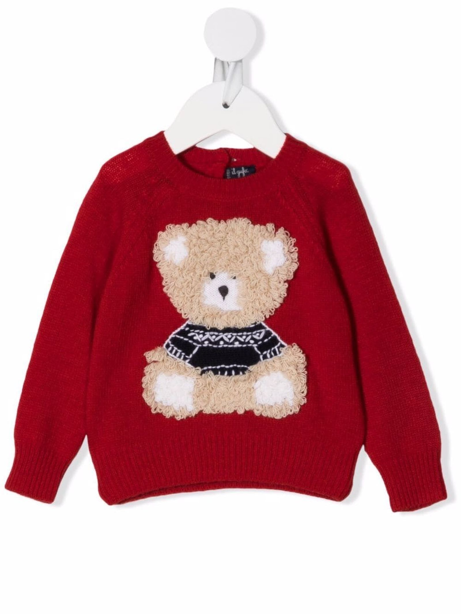 IL GUFO IL GUFO SWEATERS RED 