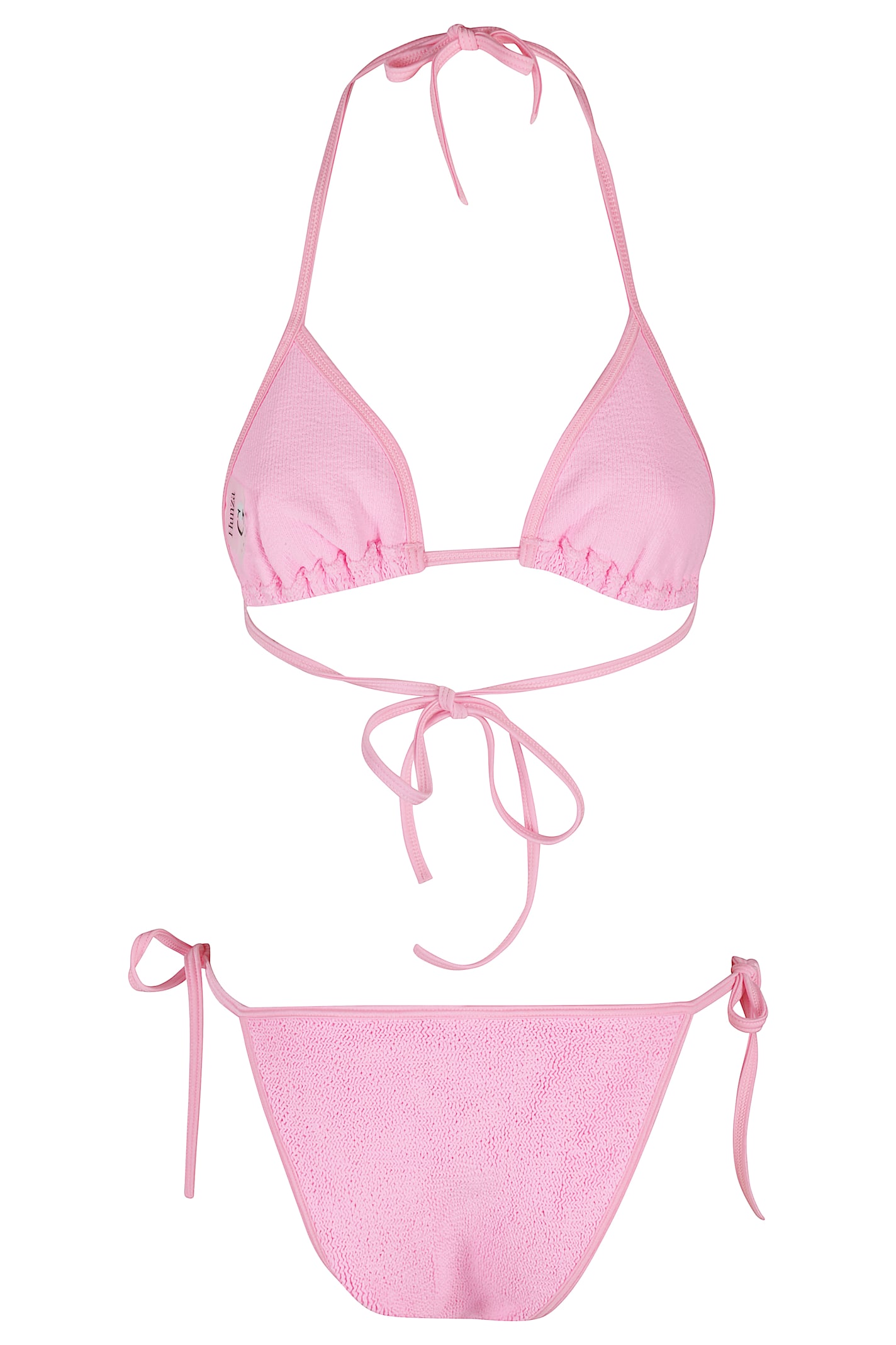 Hunza G Gina Triangle Bikini Set In Pink