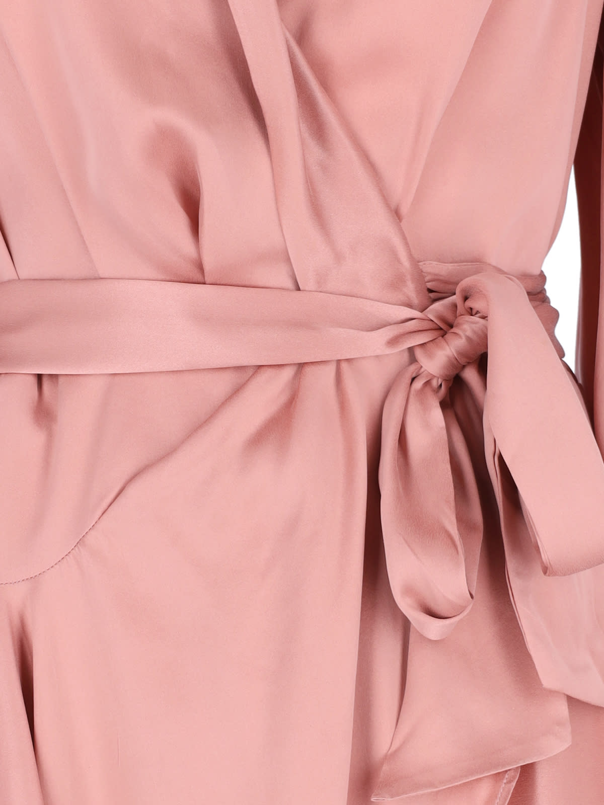 Shop Zimmermann Silk Mini Dress In Pink