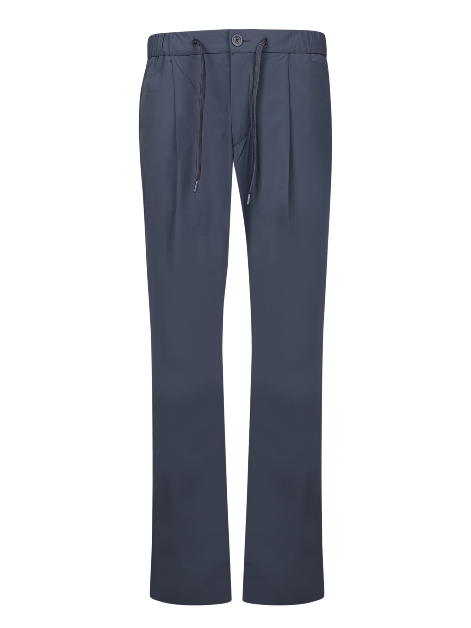 Straight-leg Drawstring Trousers