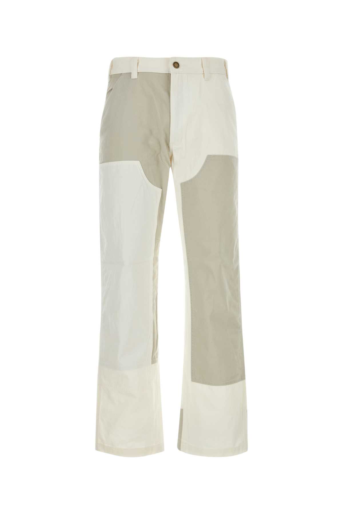 Two-tone Cotton Pant