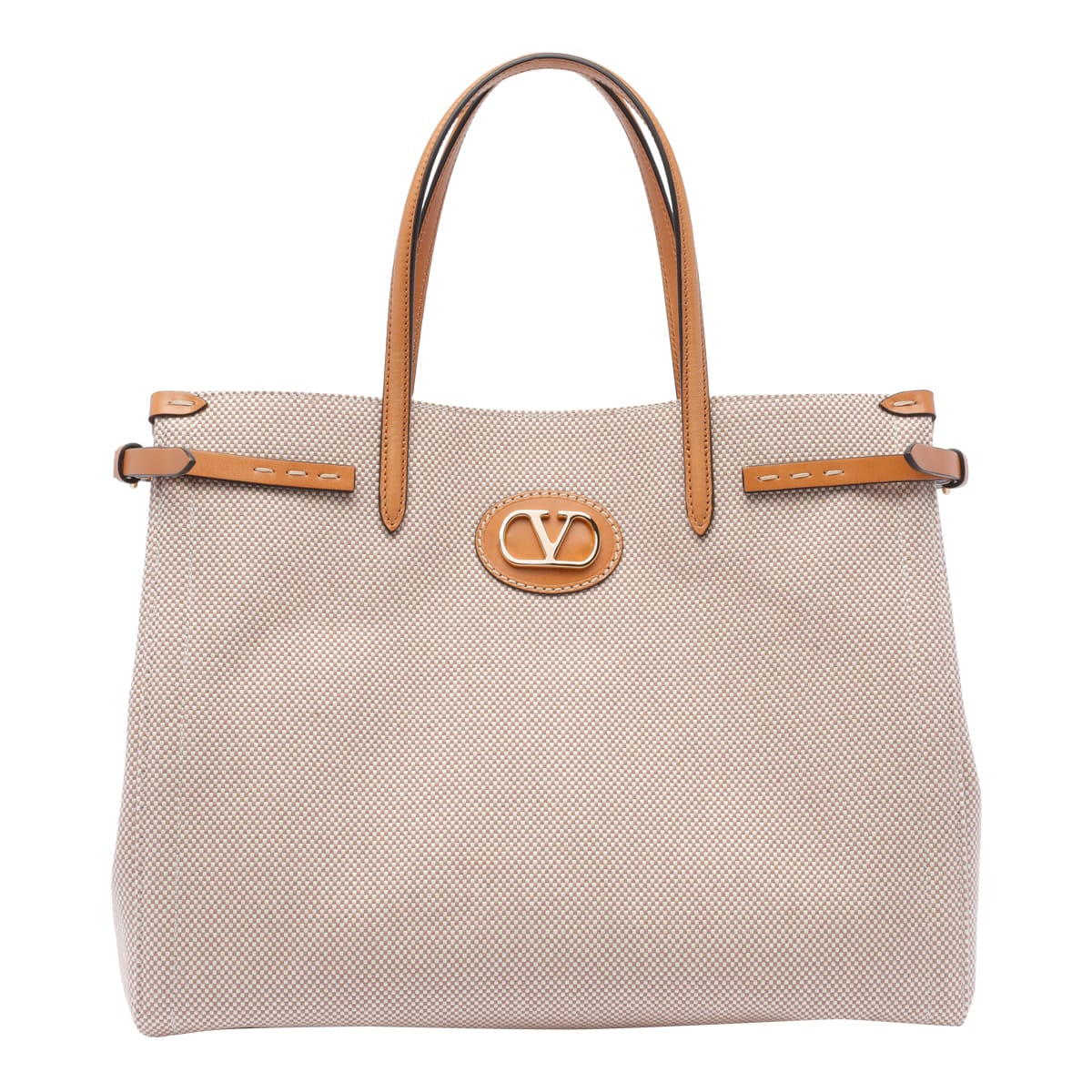 Medium Valentino Garavani Antibes Canvas Tote Bag