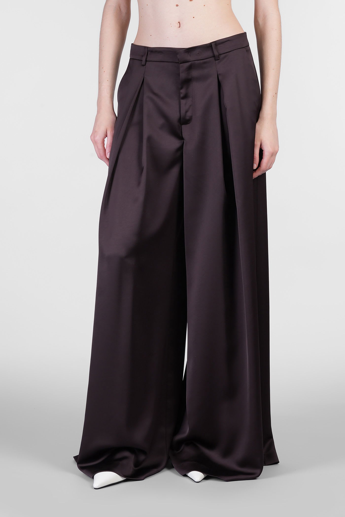 Tara Pants In Brown Polyester