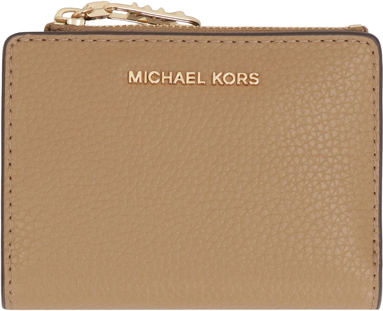 Michael Michael Kors Empire Grainy Leather Wallet In Turtledove