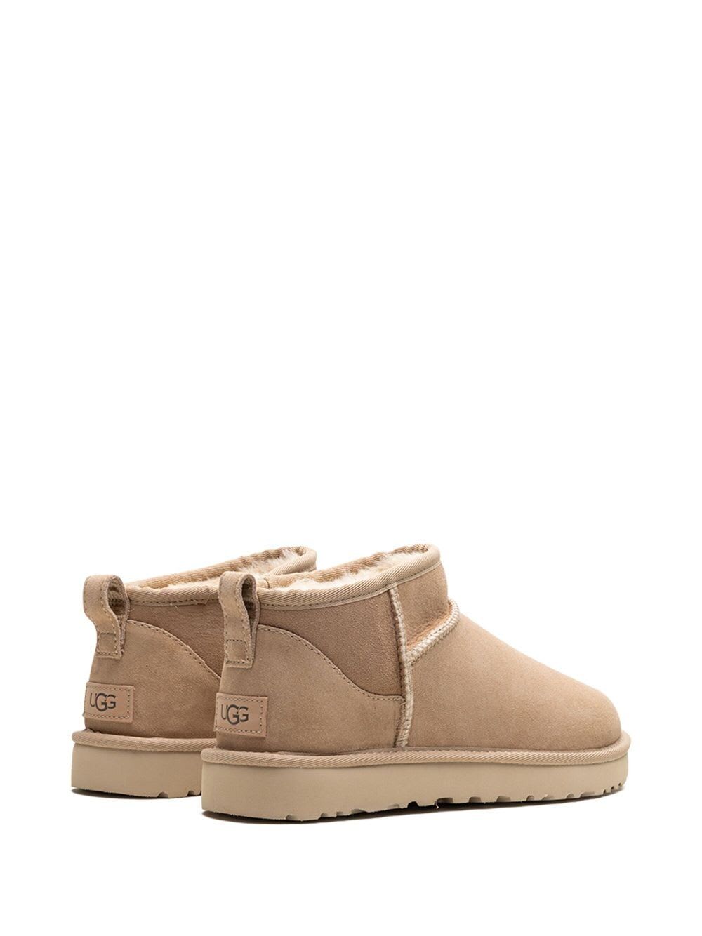 Shop Ugg Woman Classic Ultra Mini Boots In San Sand