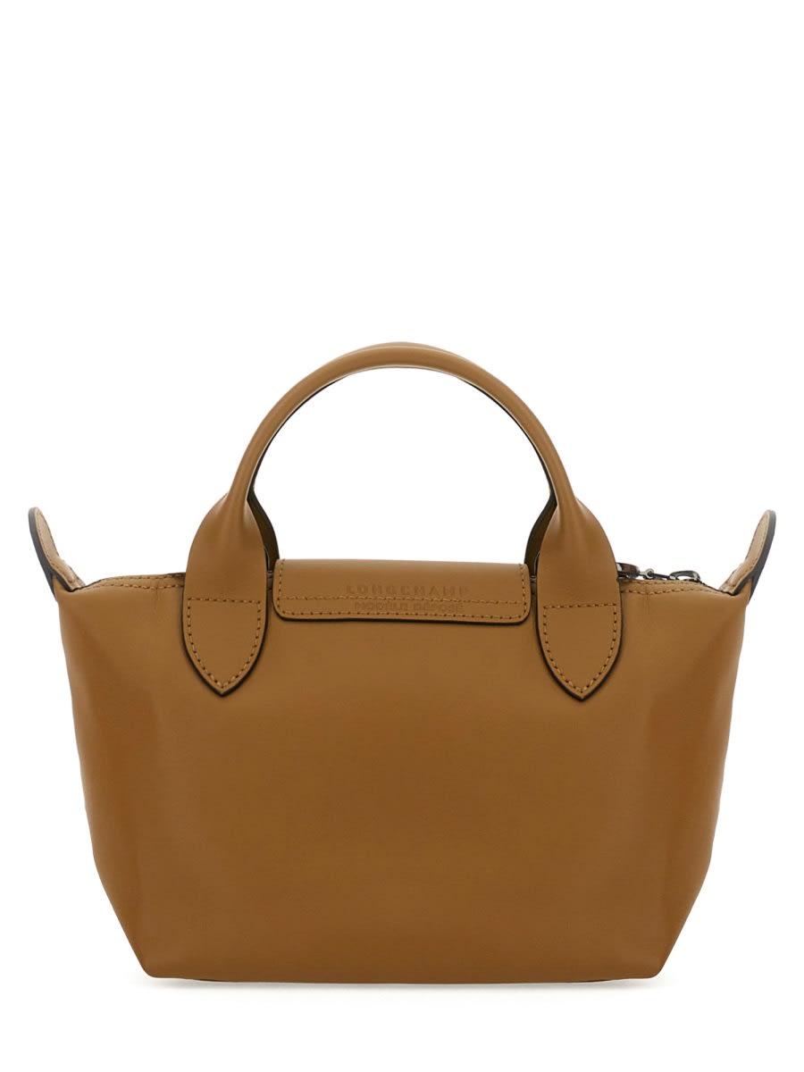 Longchamp Le Pliage Xs Handle Bag In Brown