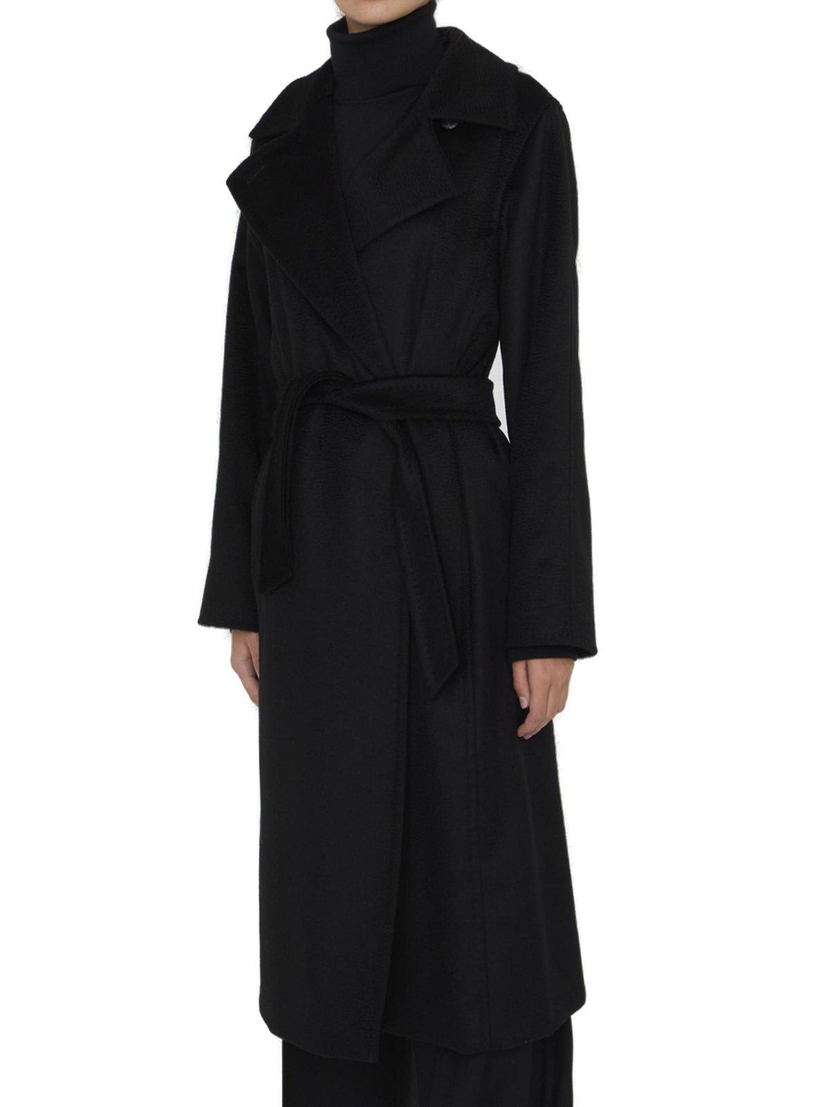 Max Mara Black Manuela Icon Coat In Black