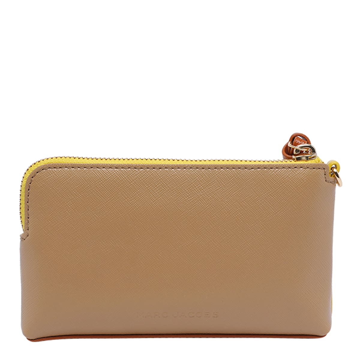 Marc Jacobs The Snapshot Wristlet Pochette In Yellow