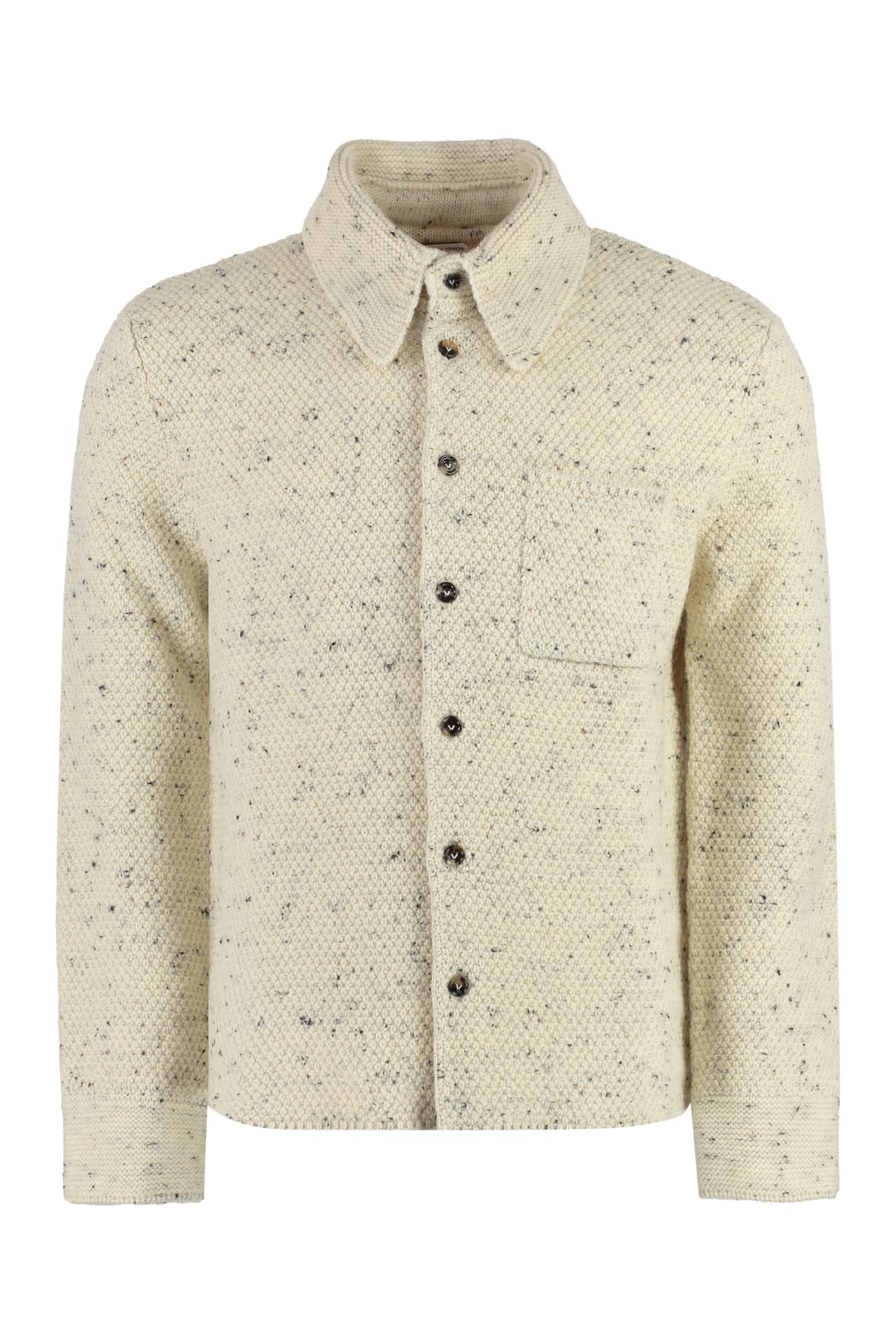 BOTTEGA VENETA VIRGIN WOOL OVERSHIRT