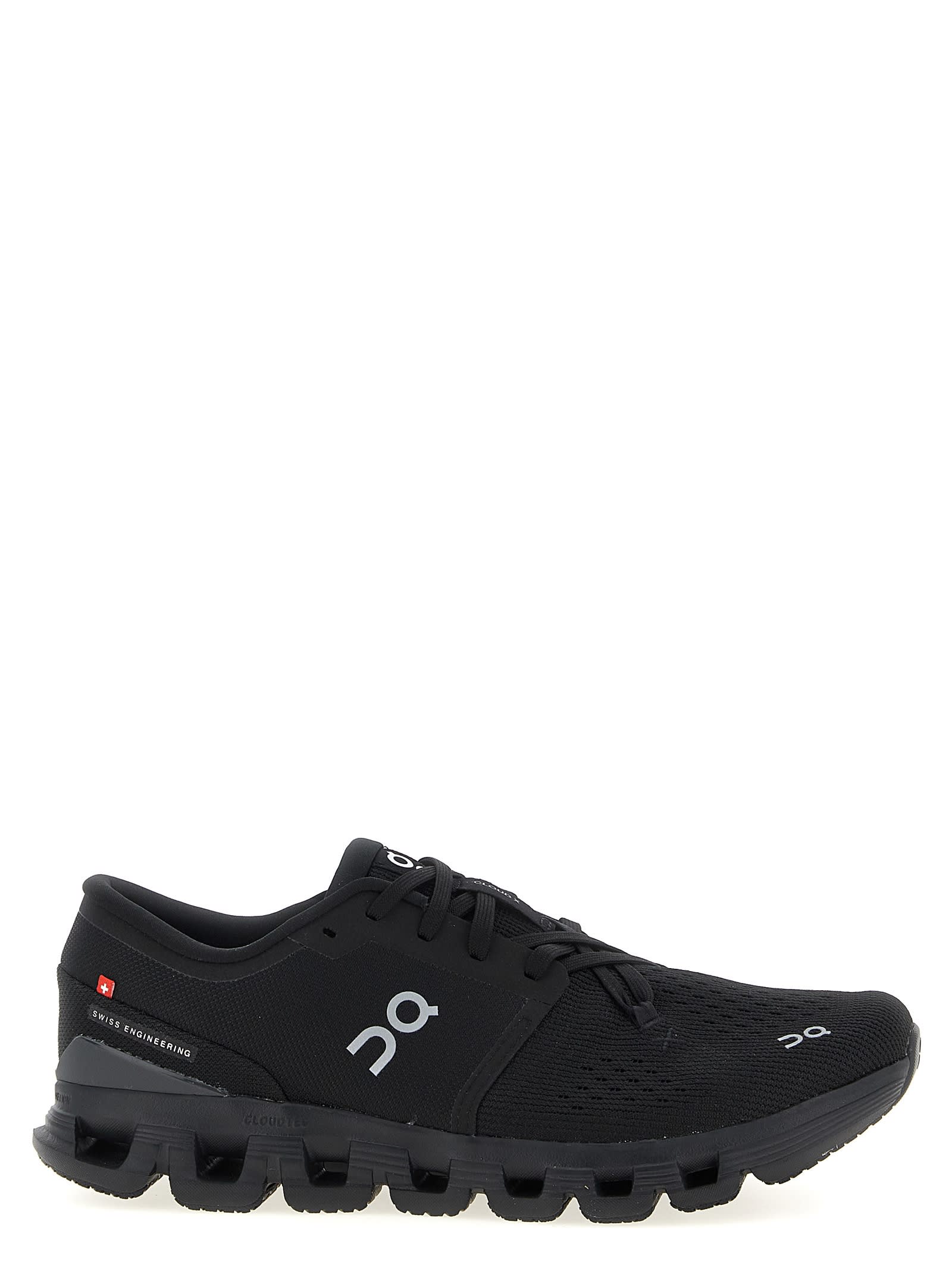 On Cloud X 4 Sneakers In Black