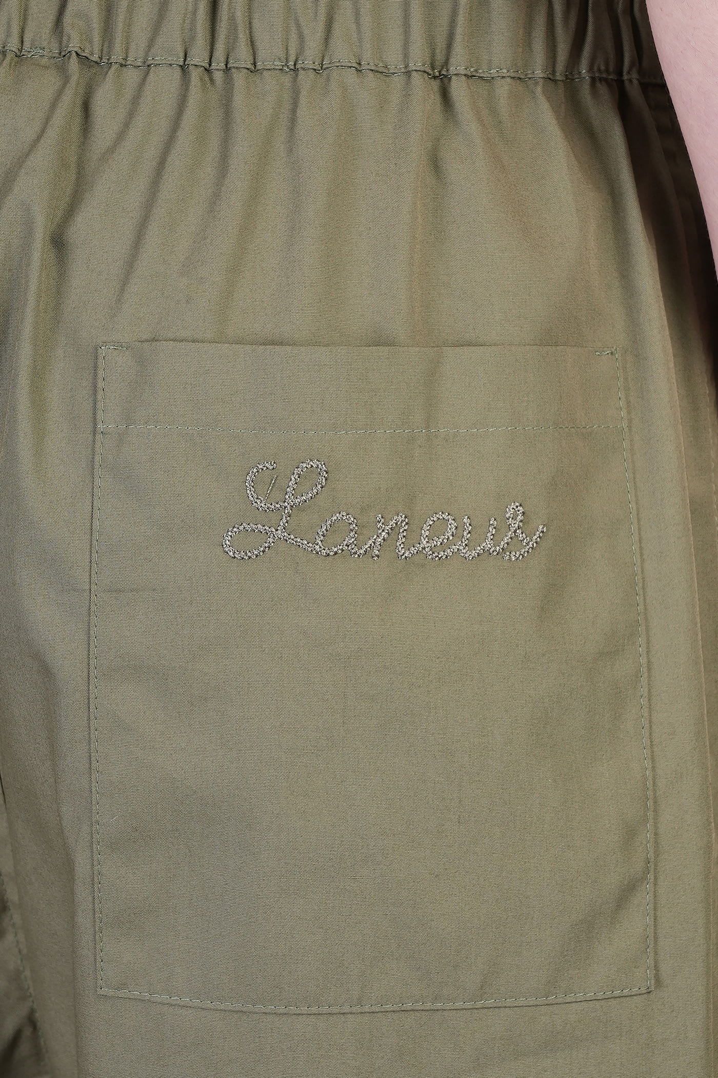 Laneus Pants In Green Cotton